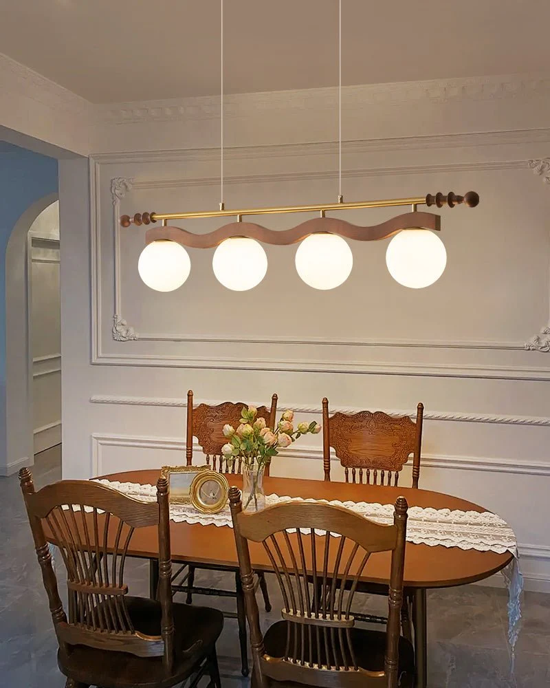 Sinuara Ribbon Globe Linear Chandelier - Image 11