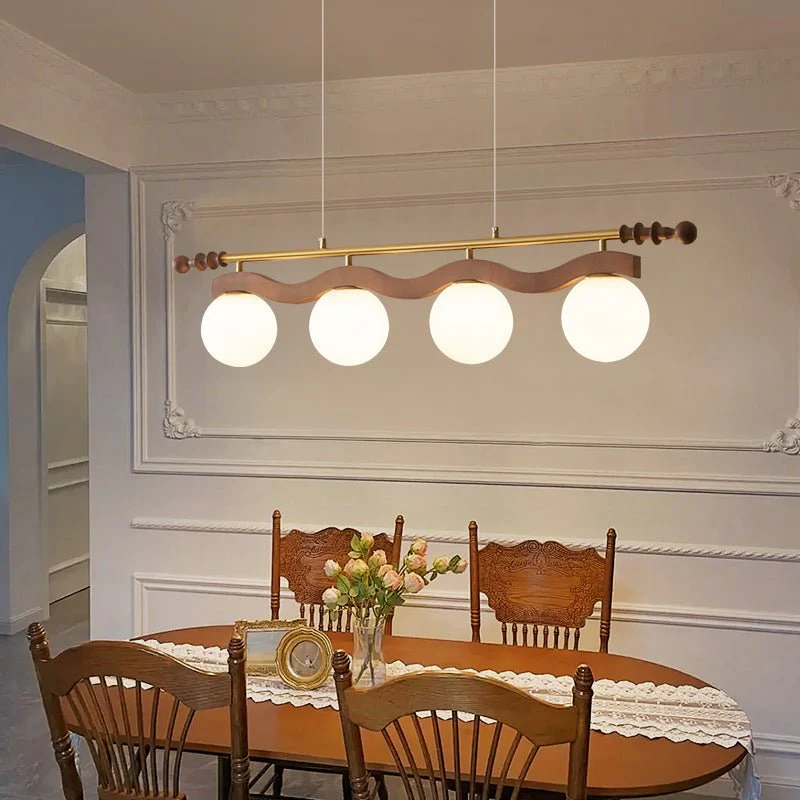 Sinuara Ribbon Globe Linear Chandelier - Image 16