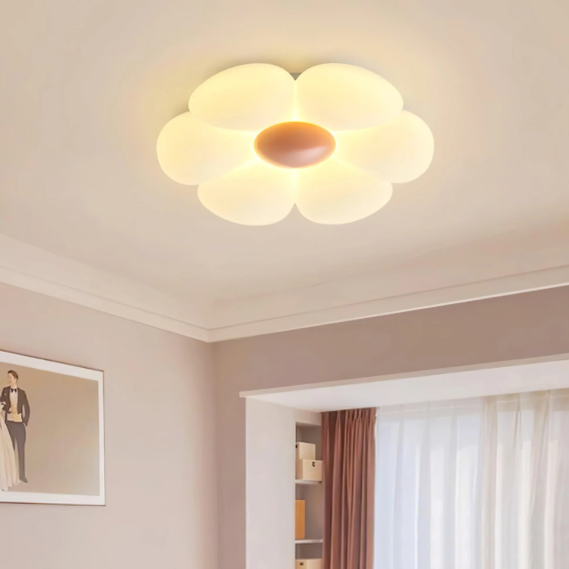 Six-leaf Flower Kids Room Ceiling Lamp - Image 13
