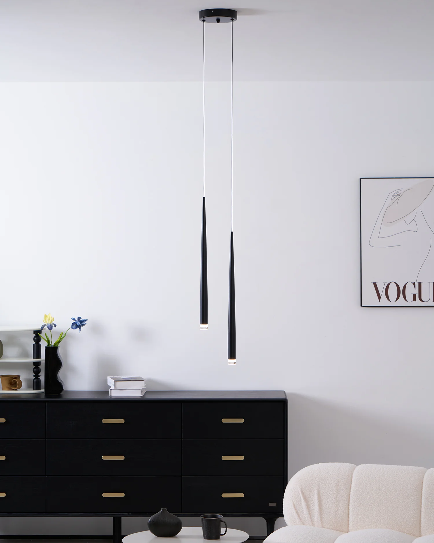 Slender Cone Chandelier - Image 60