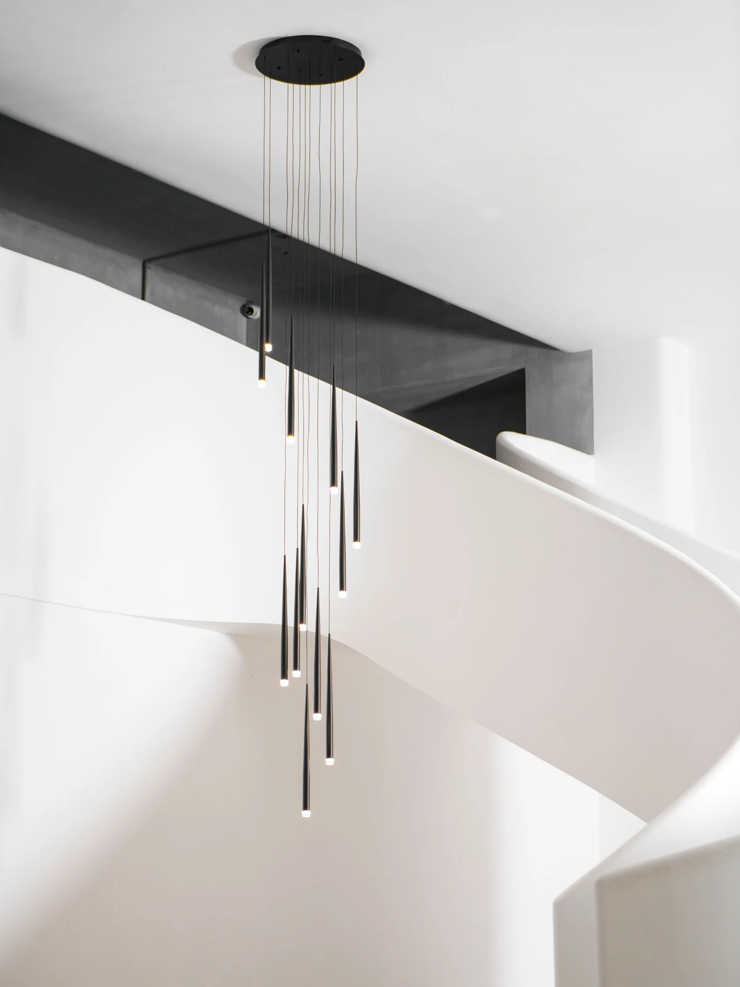 Slender Cone Chandelier - Image 68
