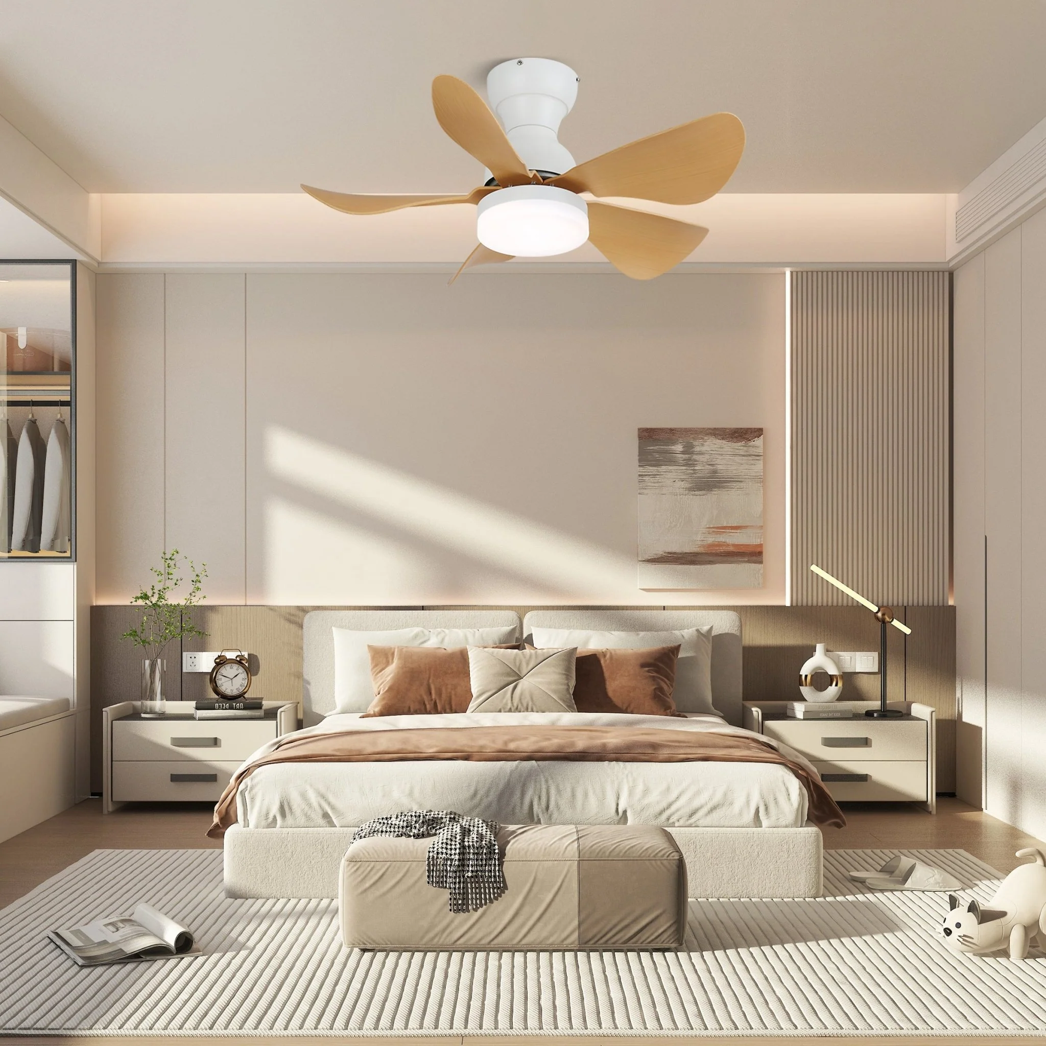 Small Arilia 29" Ceiling Fan Light - Image 5