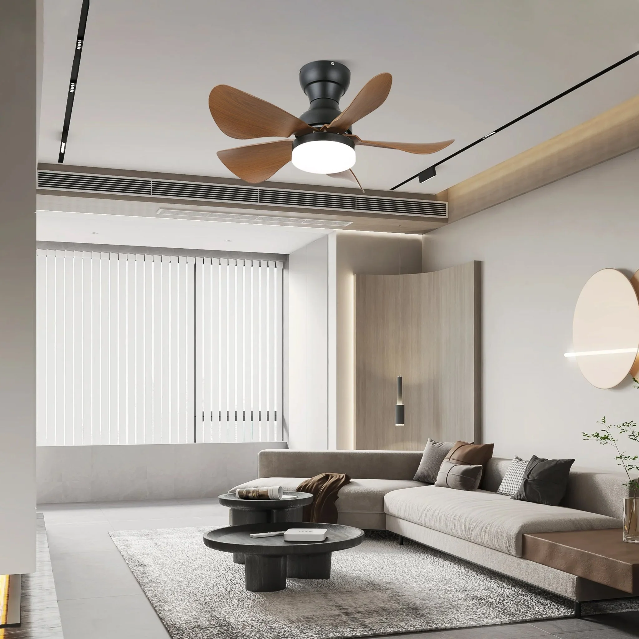 Small Arilia 29" Ceiling Fan Light - Image 6