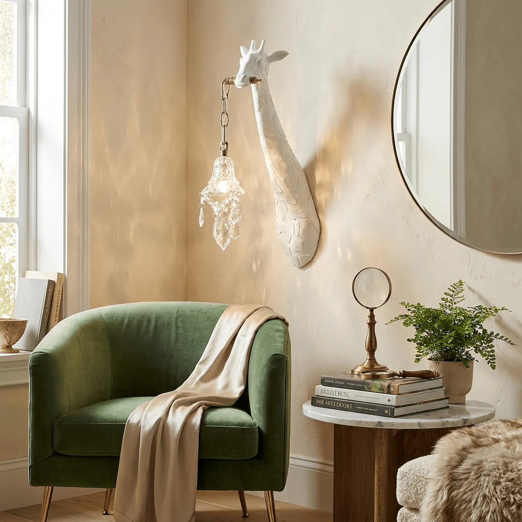 Giraffe Crystal Wall Lamp - Image 2