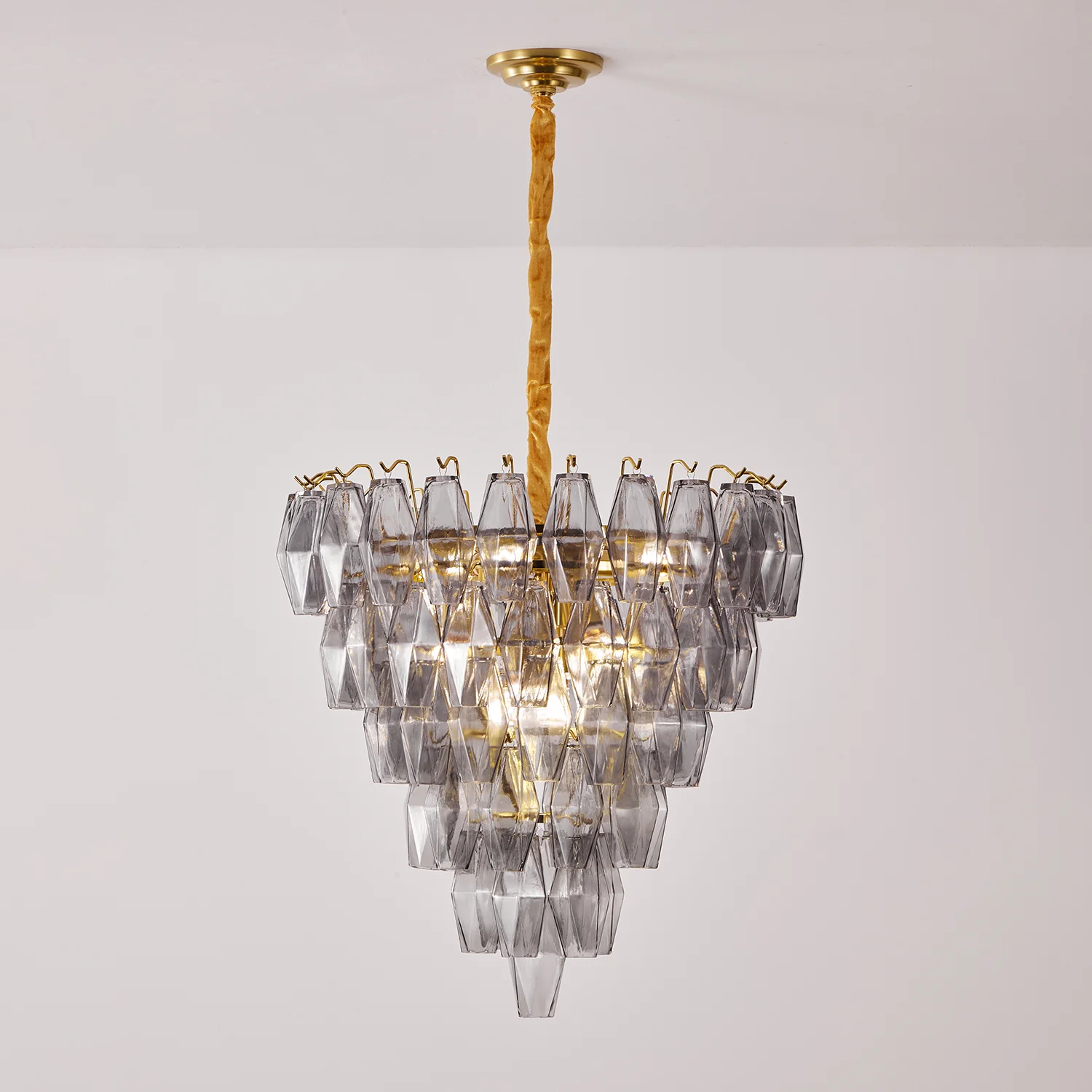 Smoke Gray Empire Chandelier - Image 8