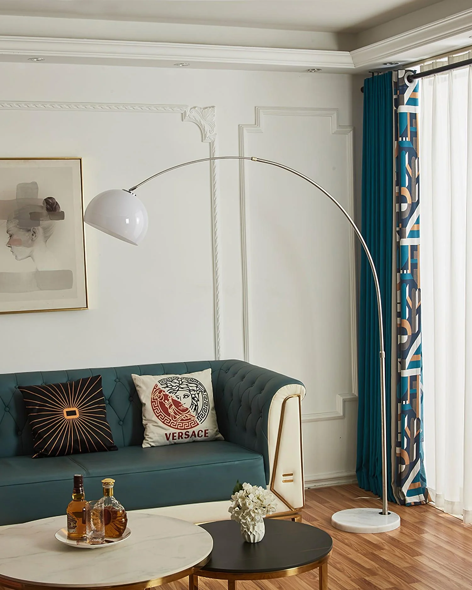 Sneedville Arched Floor Lamp - Image 11