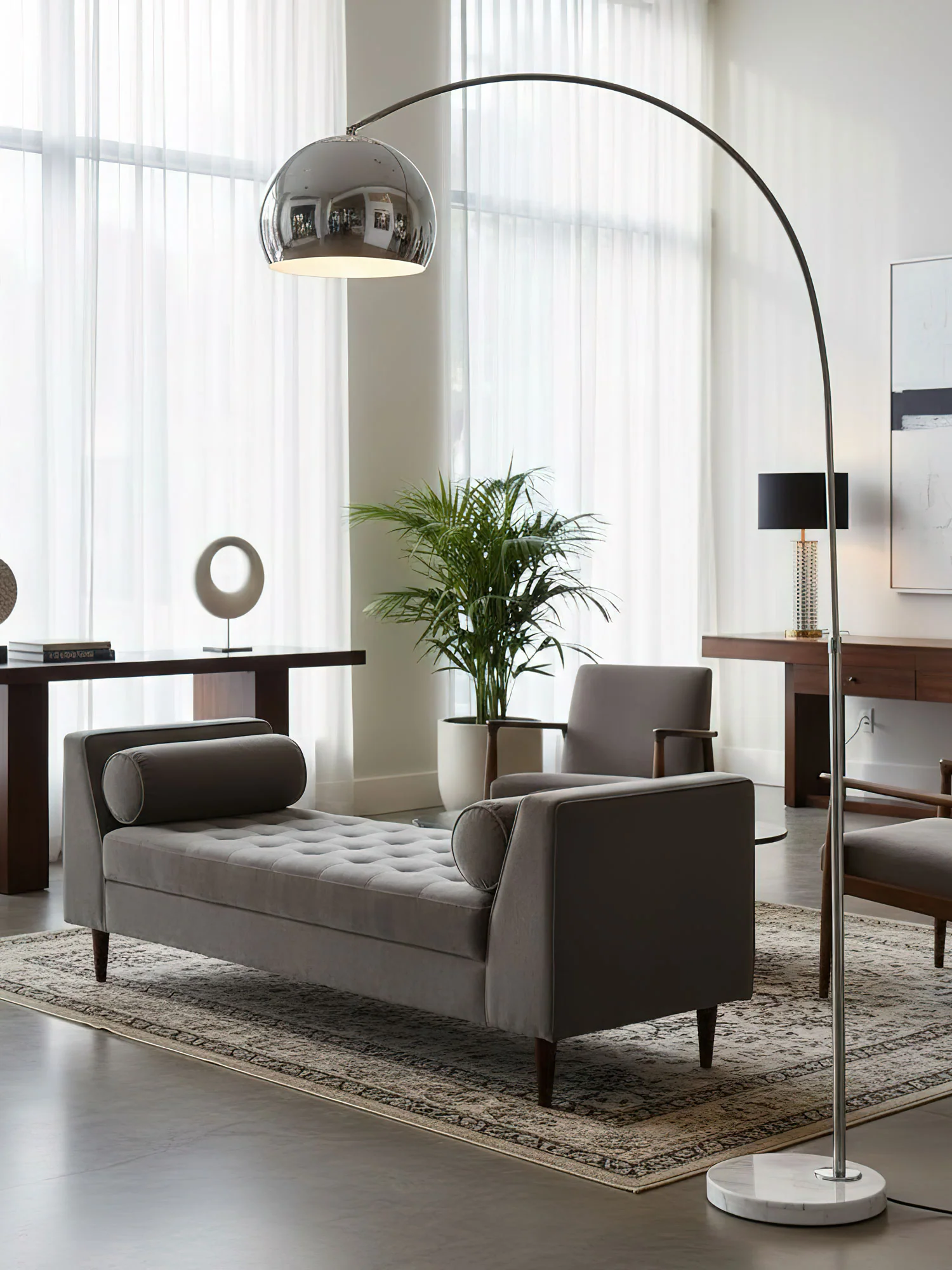 Sneedville Arched Floor Lamp - Image 5
