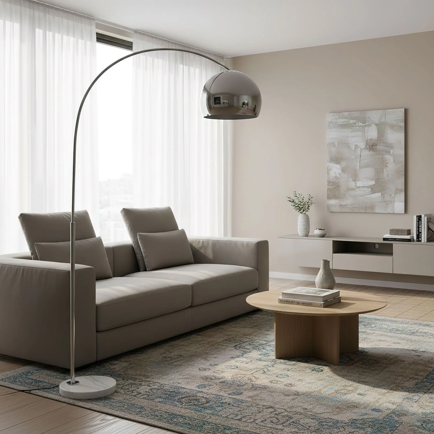 Sneedville Arched Floor Lamp - Image 7