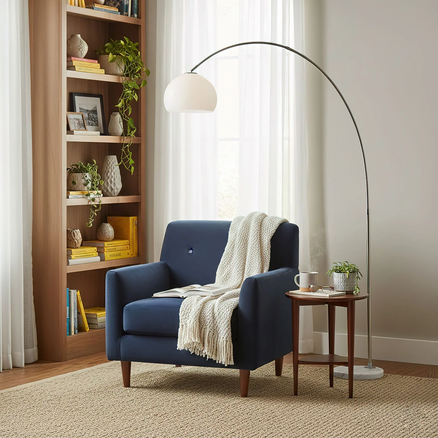 Sneedville Arched Floor Lamp - Image 8