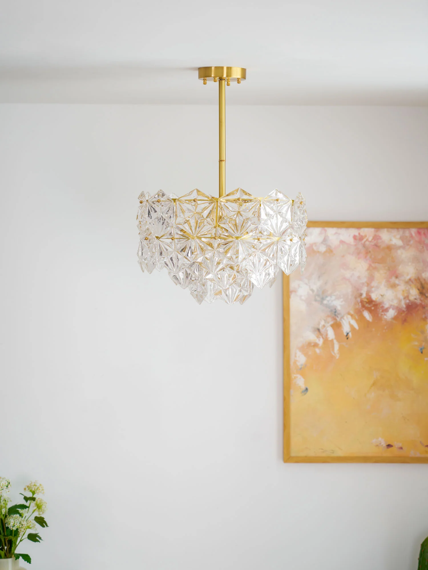 Snowflake Glass Chandelier - Image 27