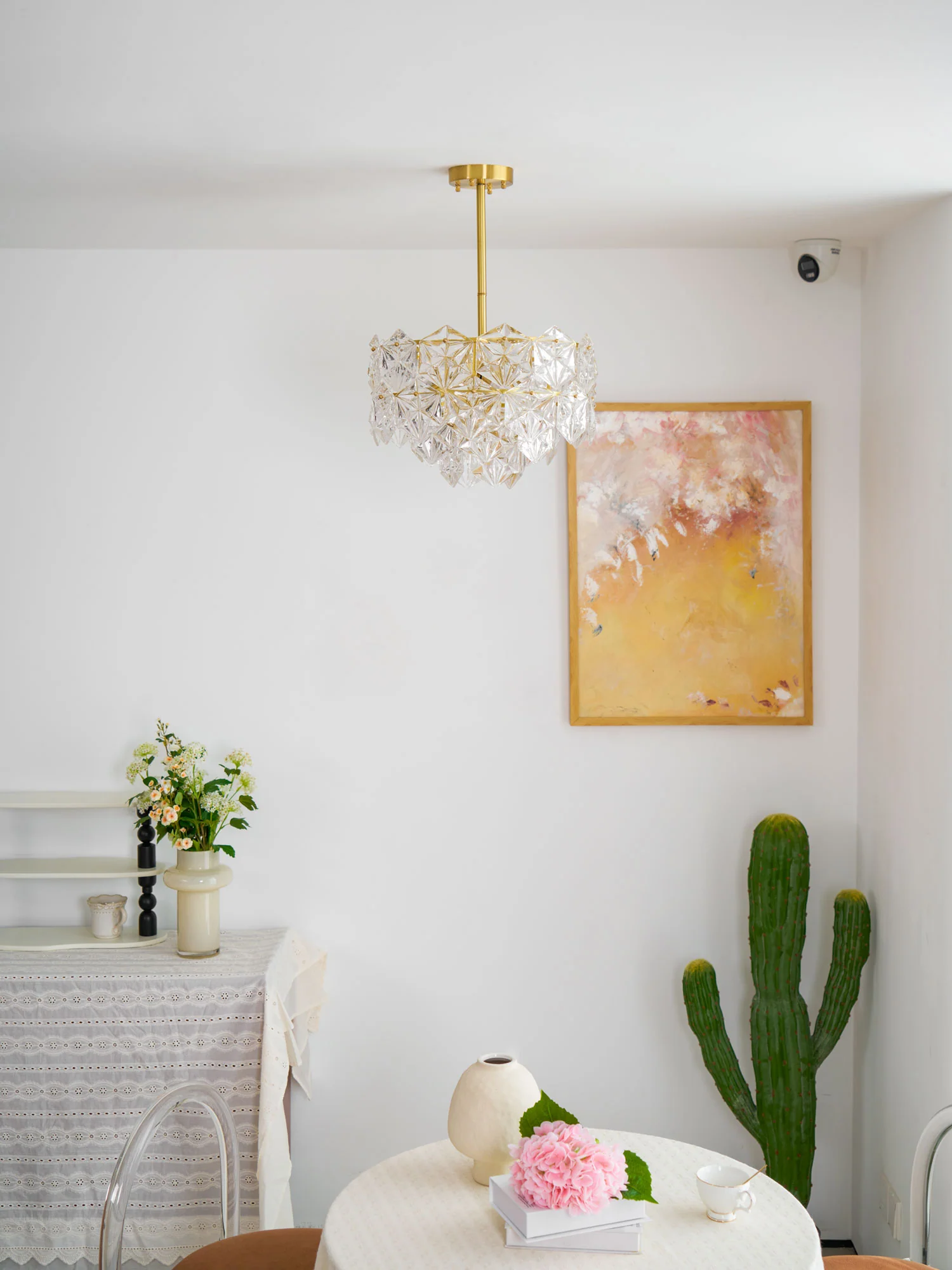 Snowflake Glass Chandelier - Image 28