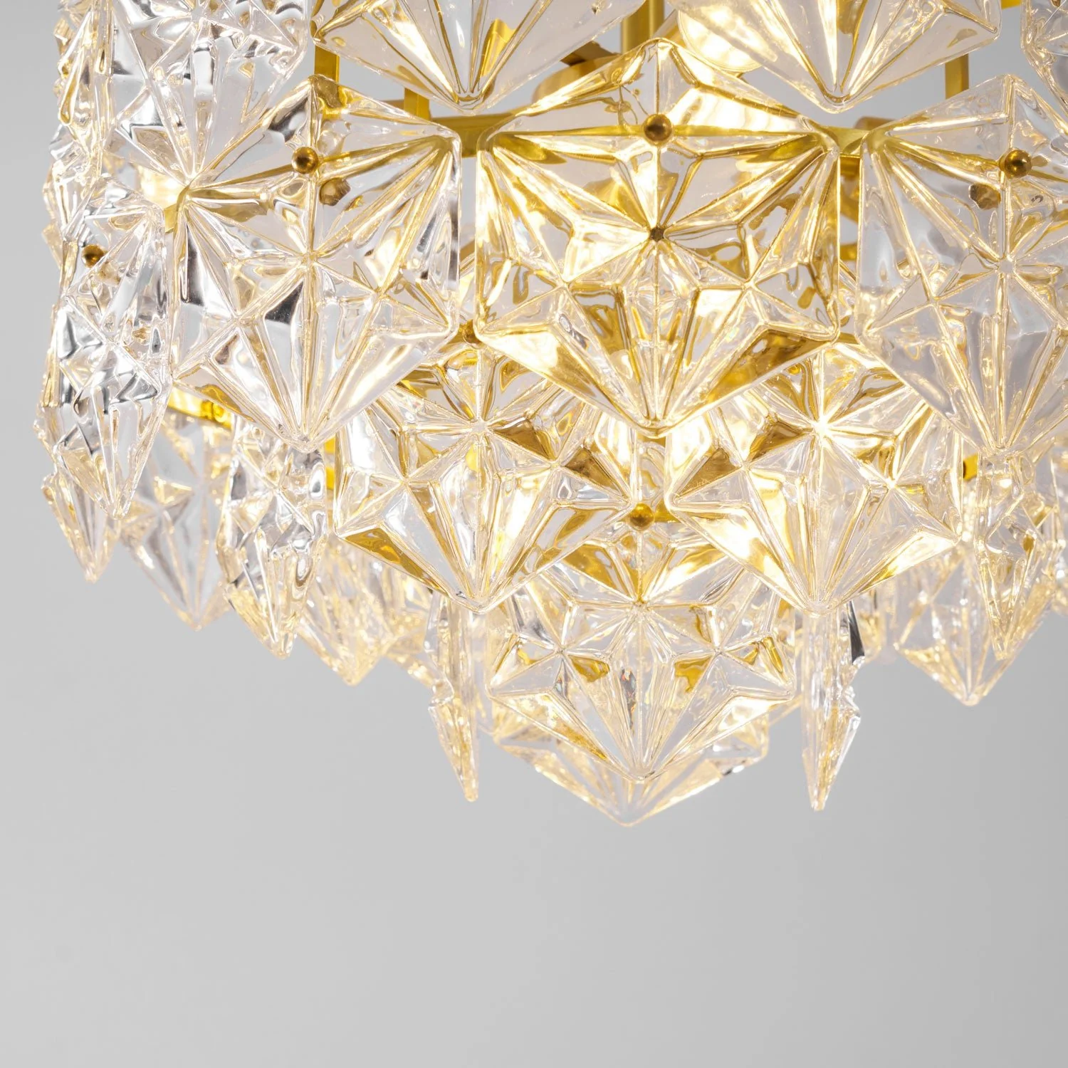 Snowflake Glass Chandelier - Image 36