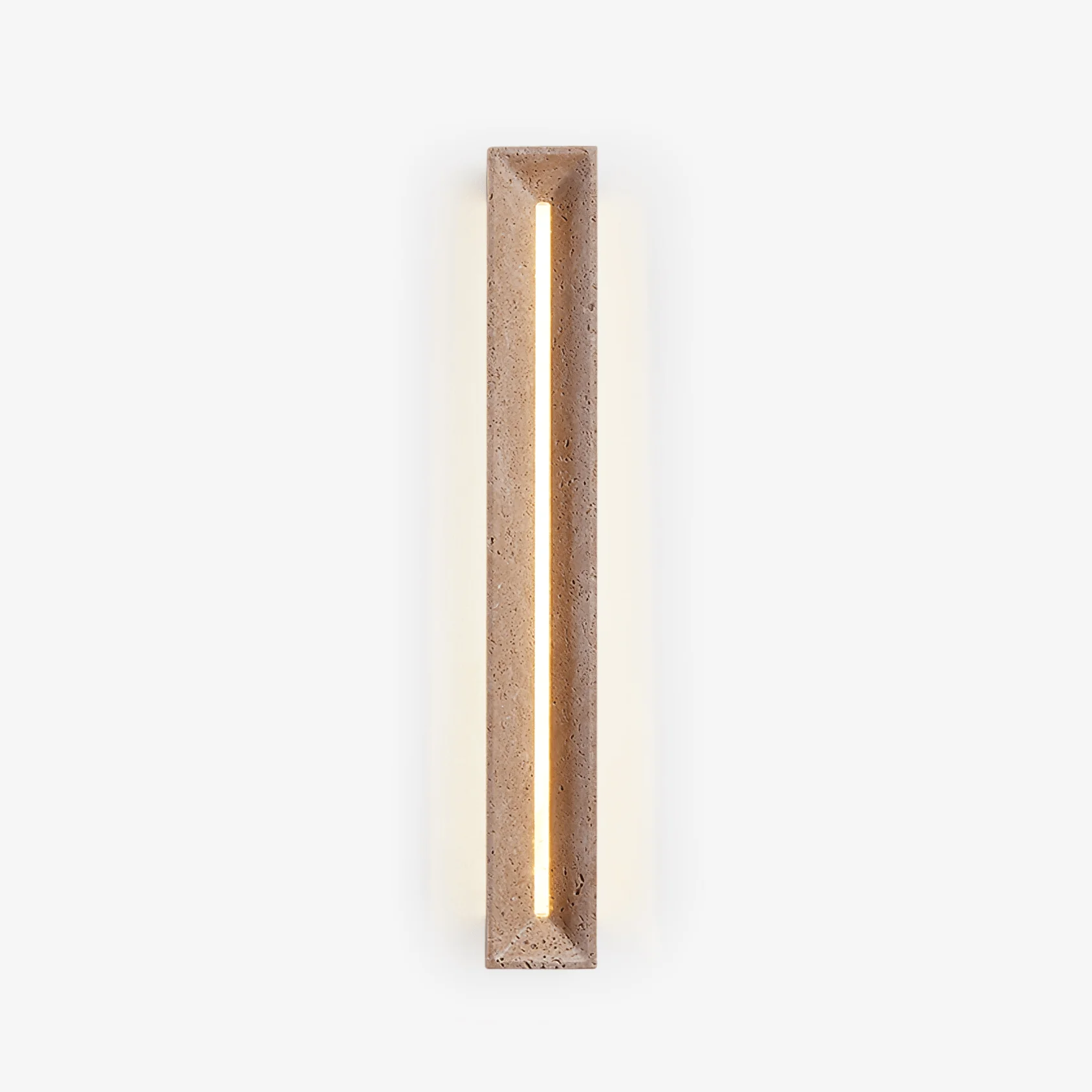 Solace Travertine Beam Wall Light