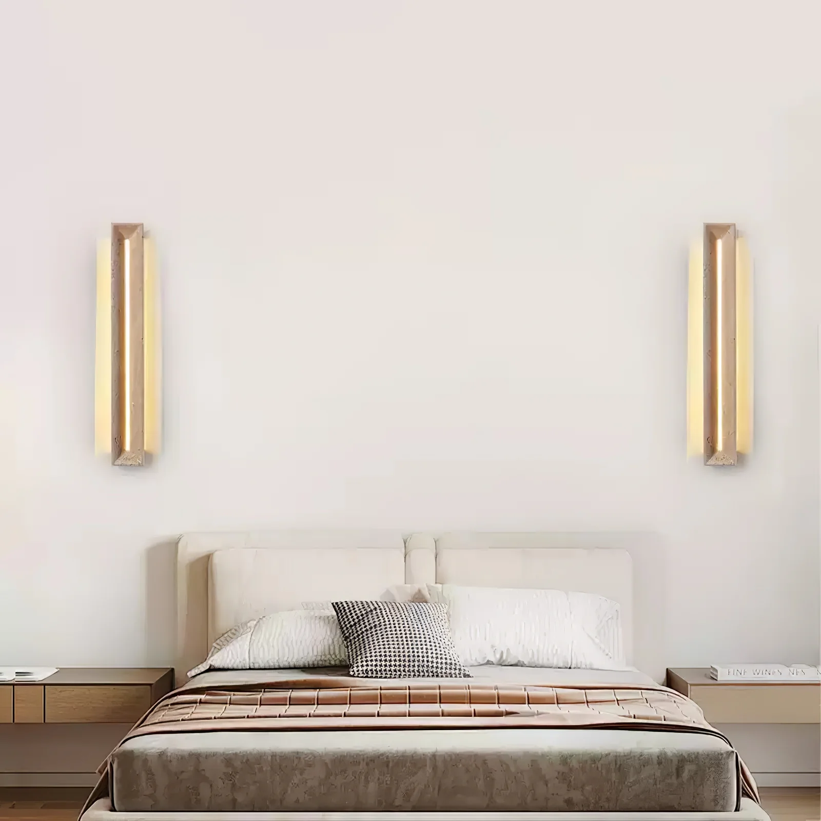 Solace Travertine Beam Wall Light - Image 13