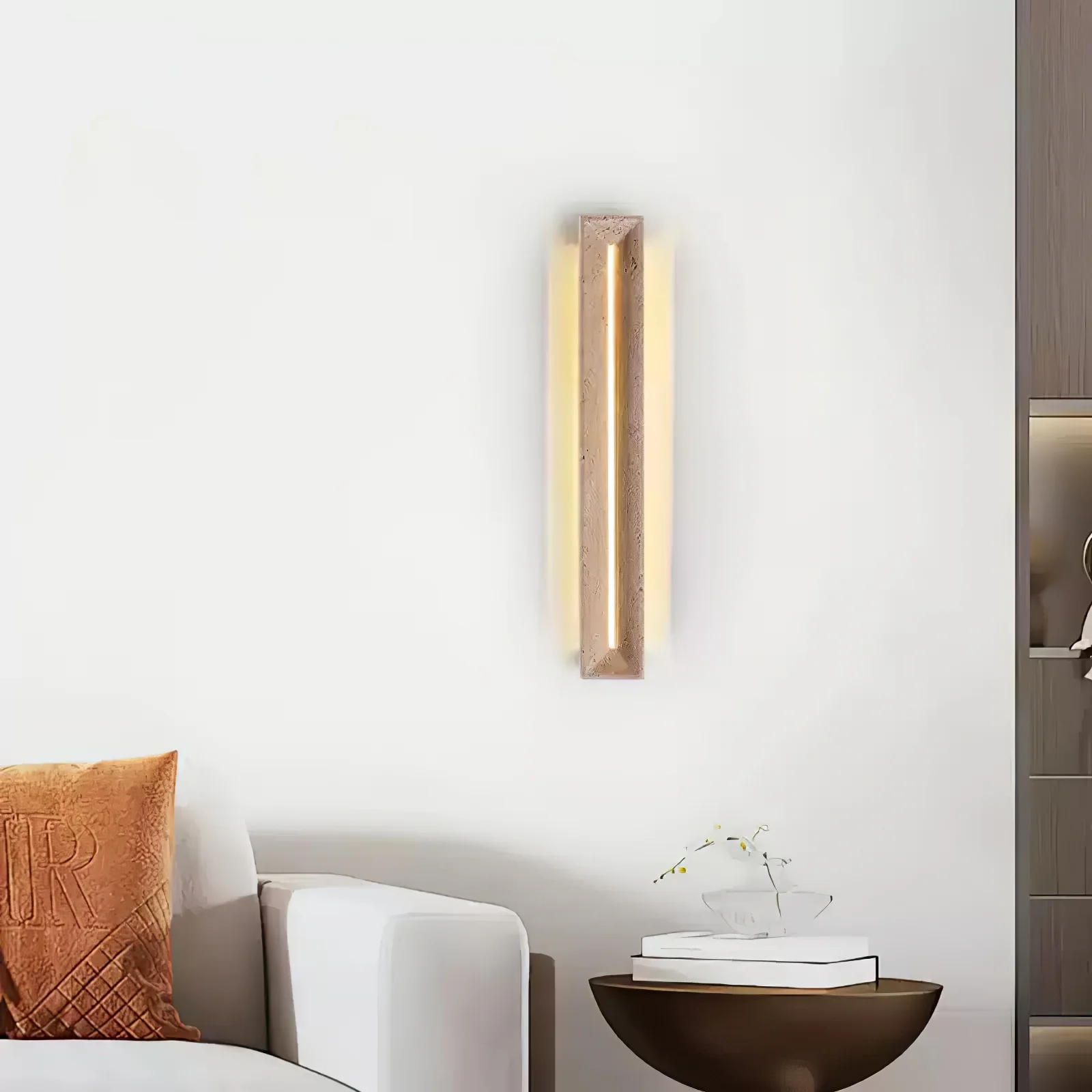Solace Travertine Beam Wall Light - Image 16