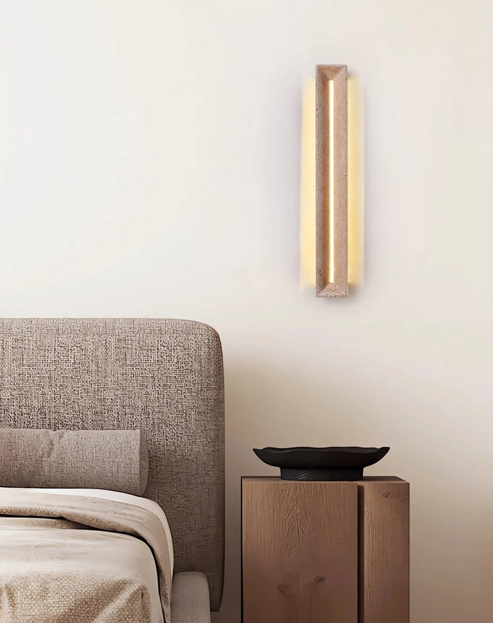 Solace Travertine Beam Wall Light - Image 6