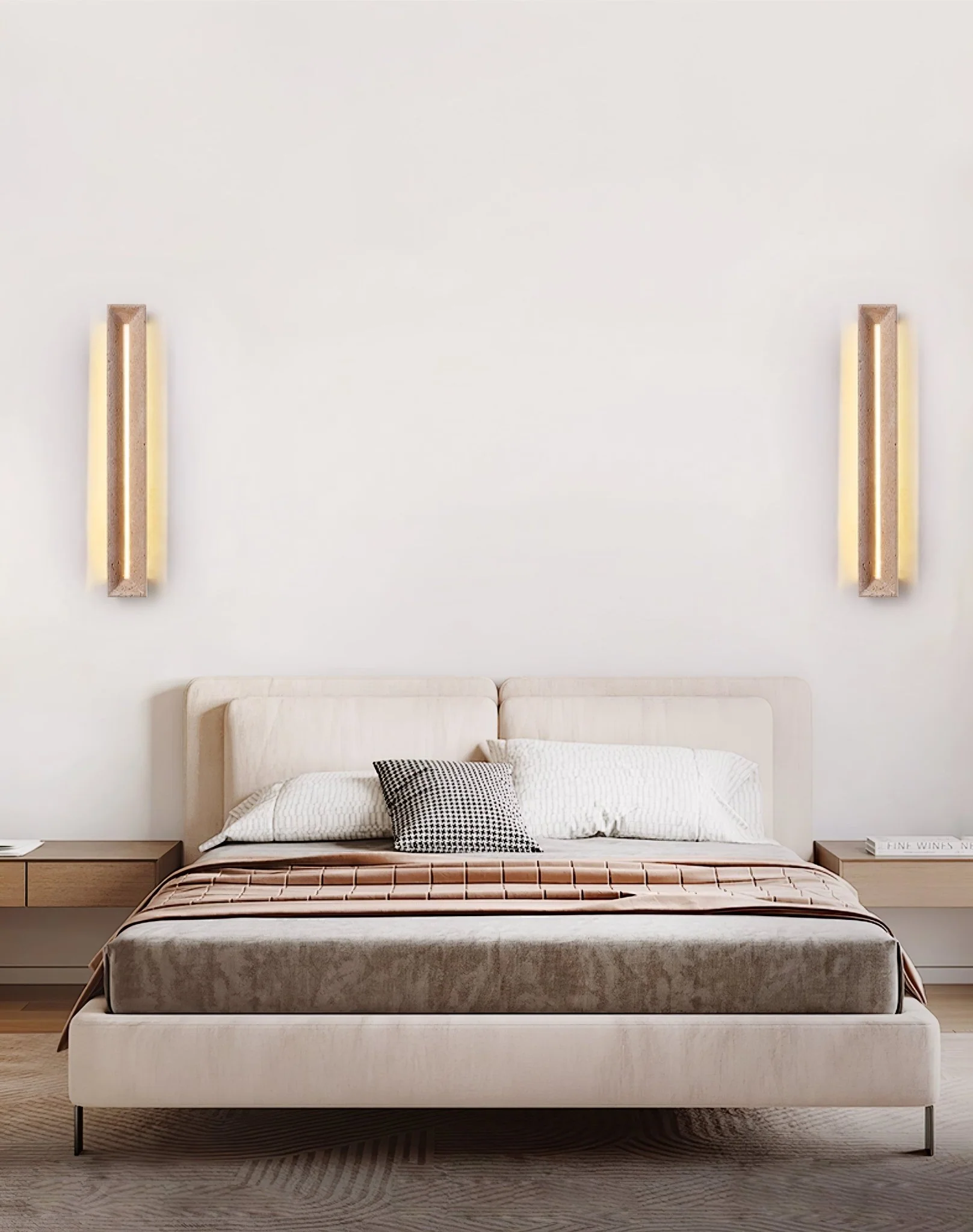 Solace Travertine Beam Wall Light - Image 7