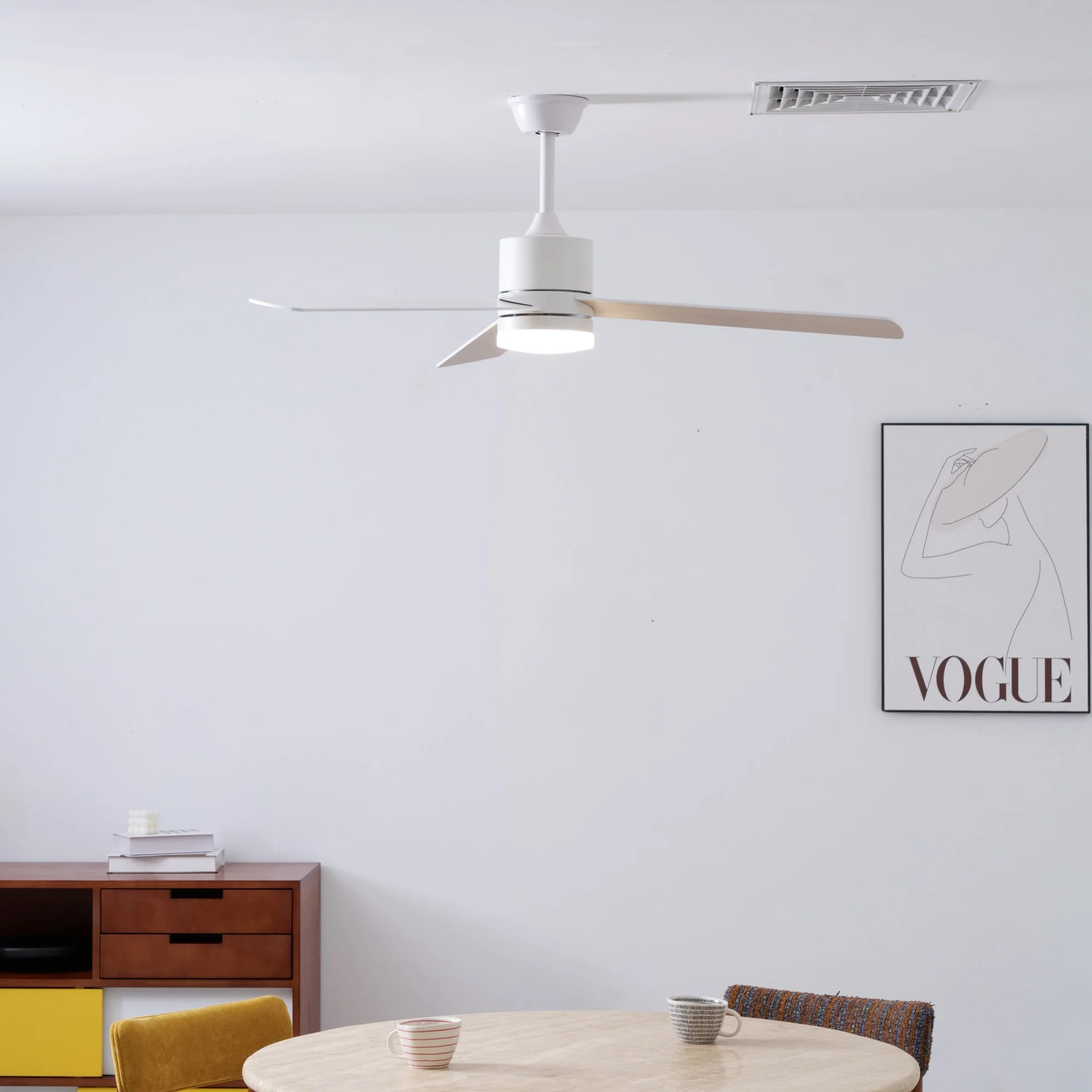 Solara Drift Ceiling Fan Lamp - Image 14