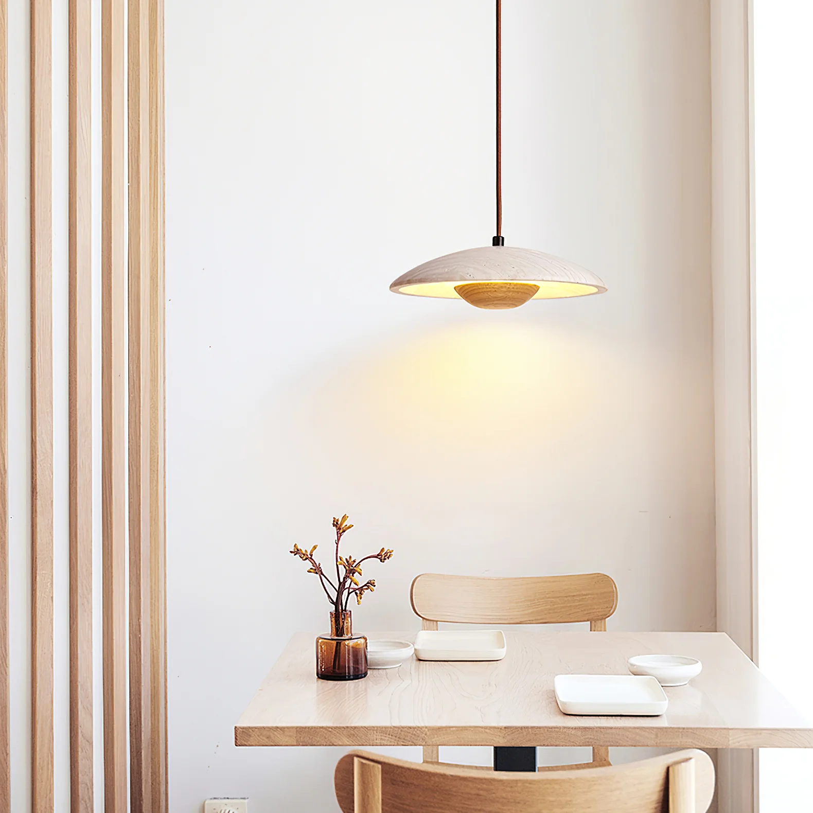 Solara Wood Pendant Lamp - Image 14