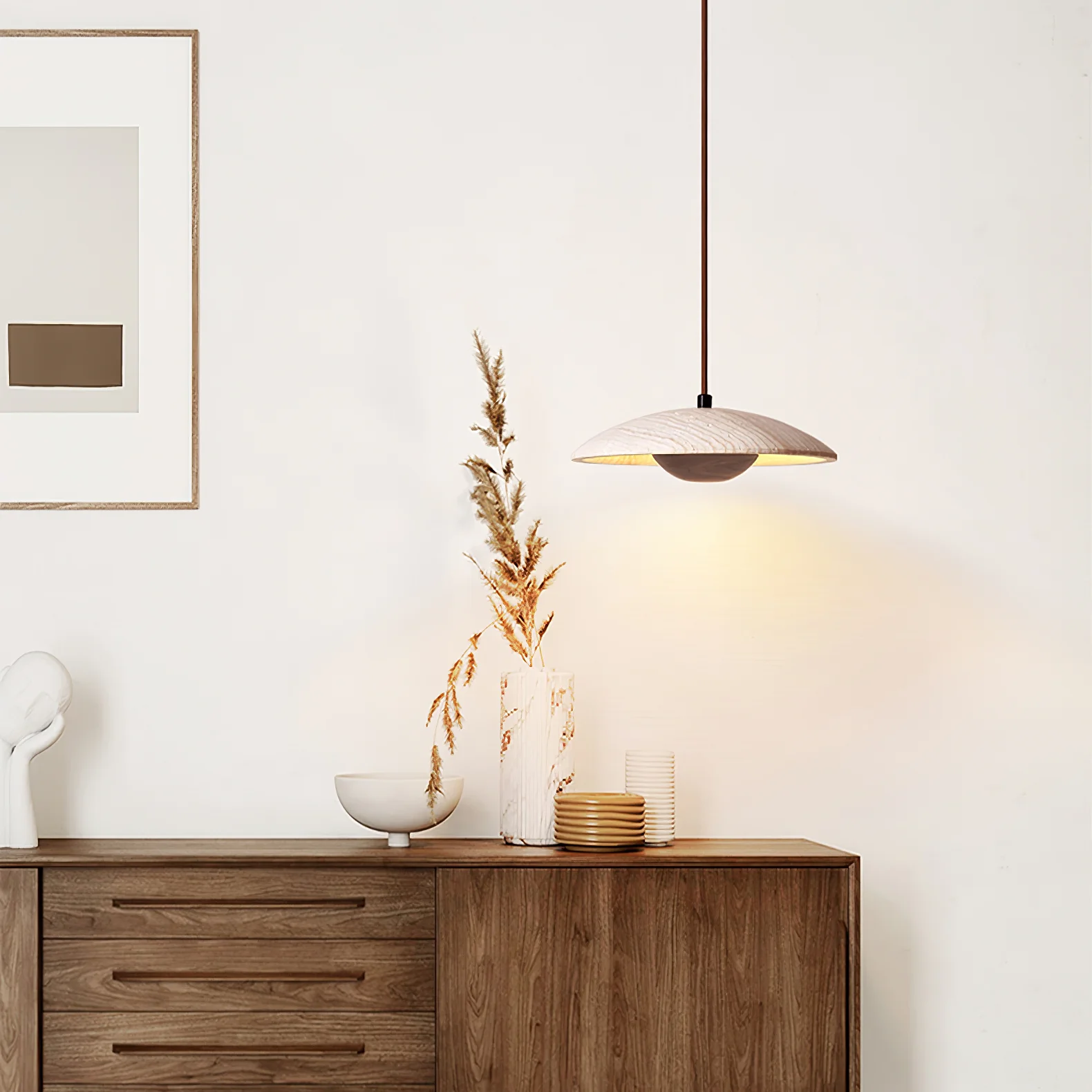 Solara Wood Pendant Lamp - Image 35