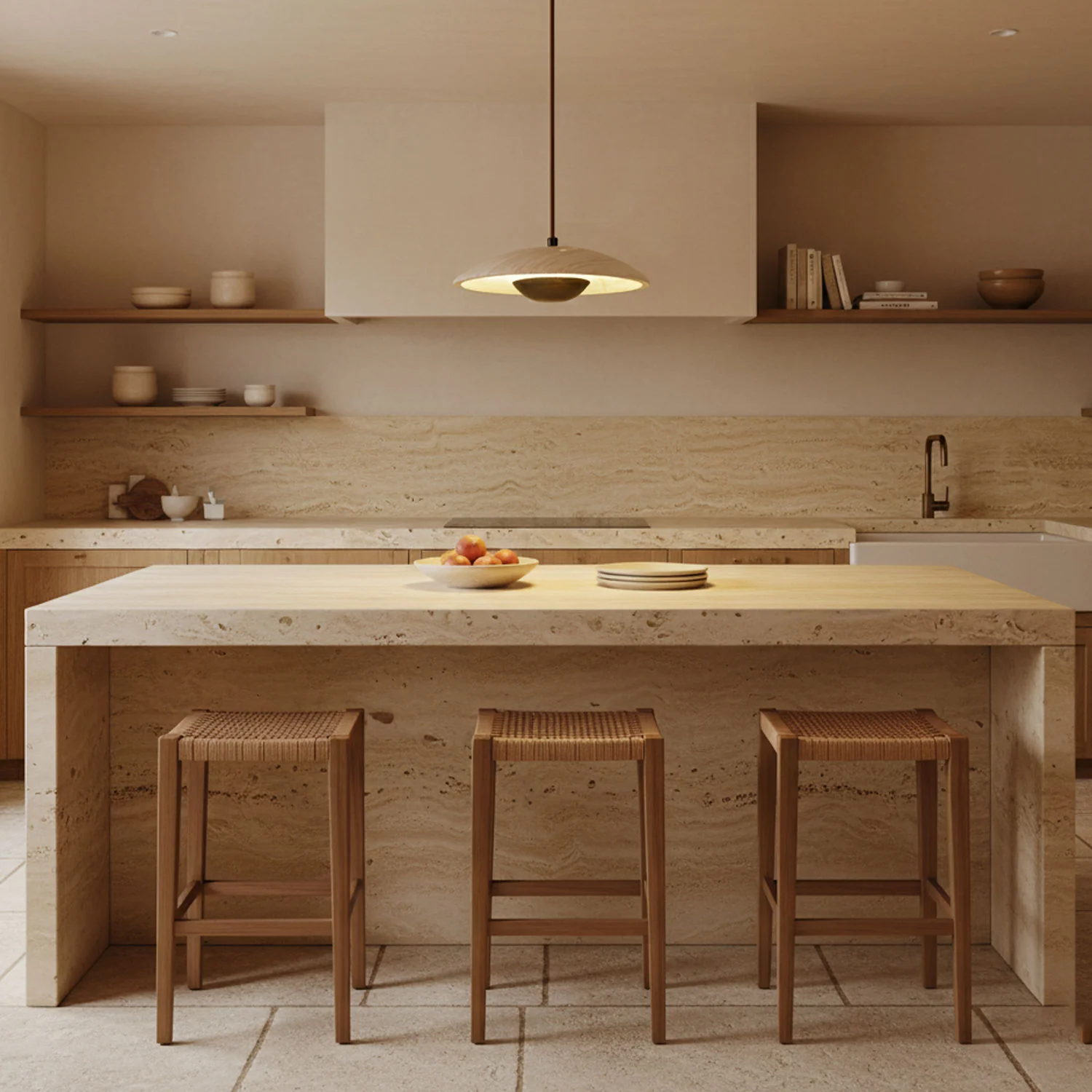 Solara Wood Pendant Lamp - Image 4
