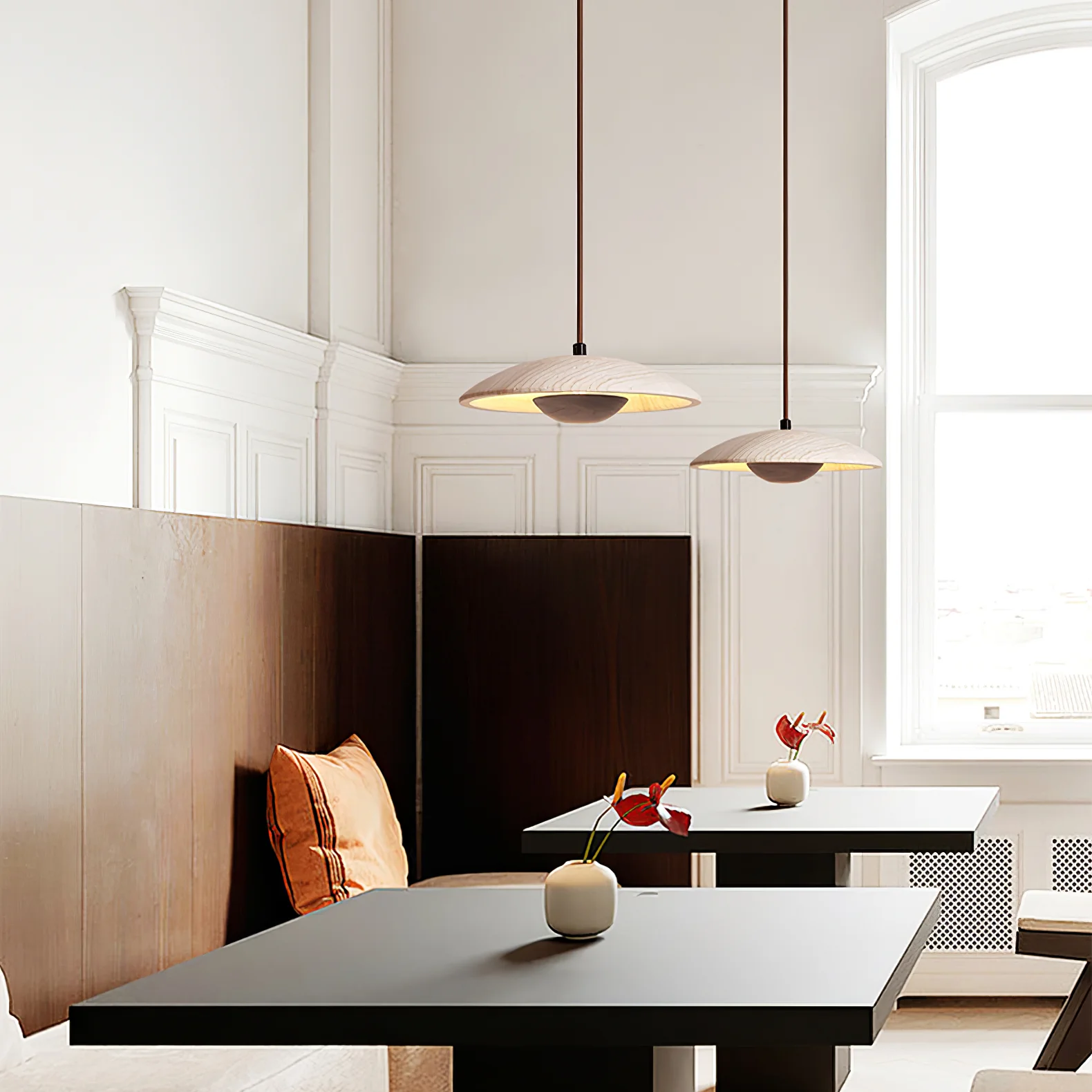 Solara Wood Pendant Lamp - Image 42