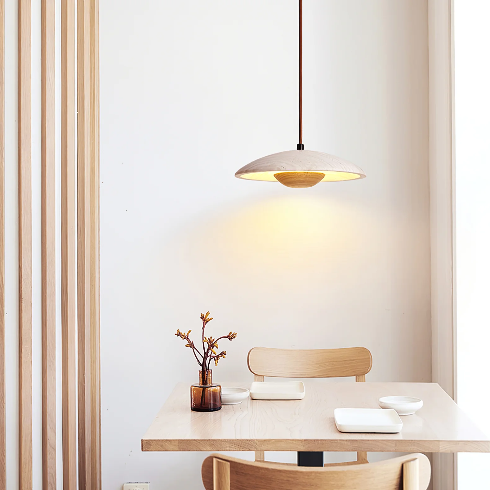 Solara Wood Pendant Lamp - Image 43