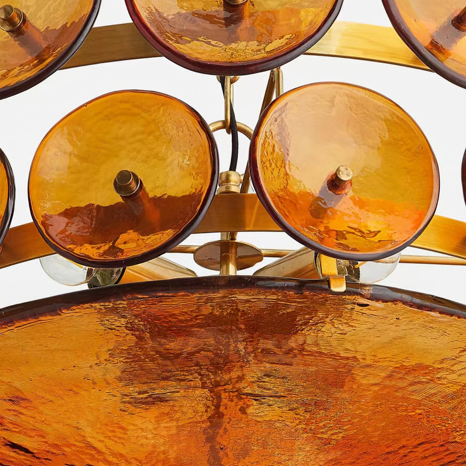 Solaris Disc Murano Chandelier - Image 29