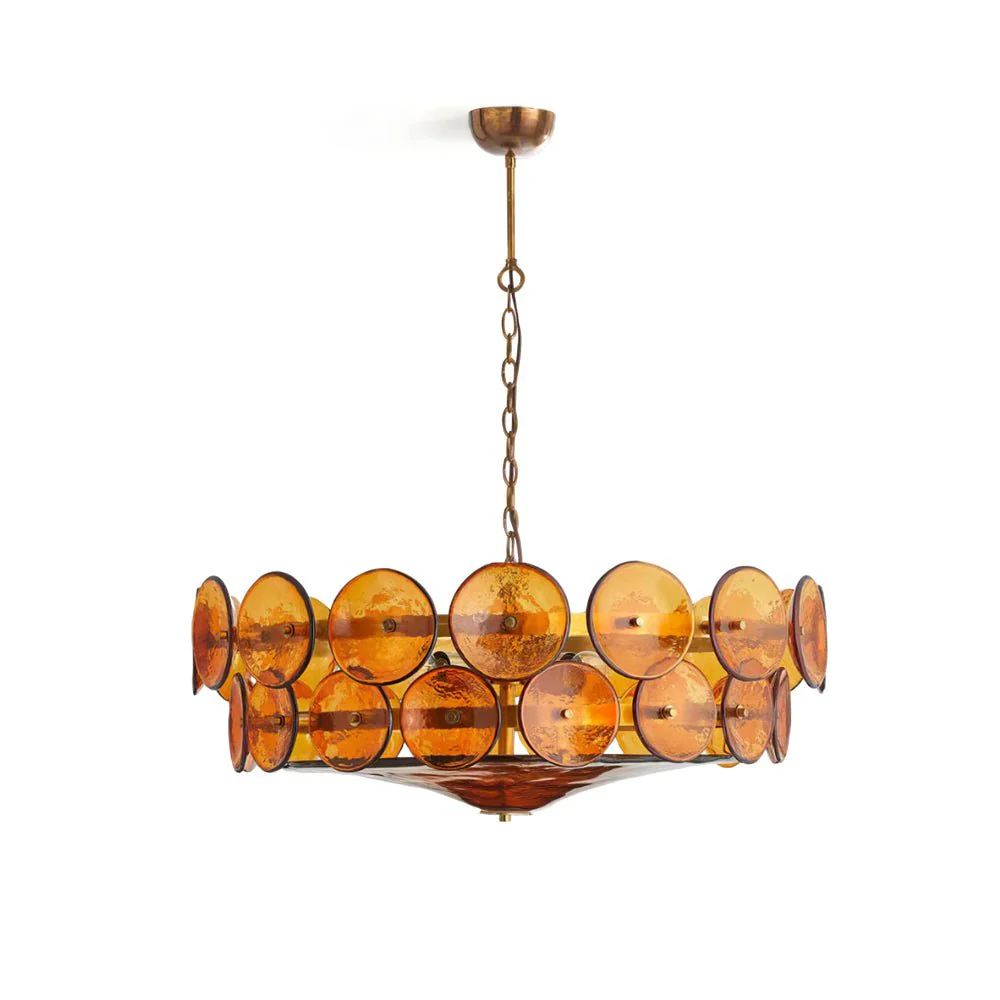 Solaris Disc Murano Chandelier - Image 32