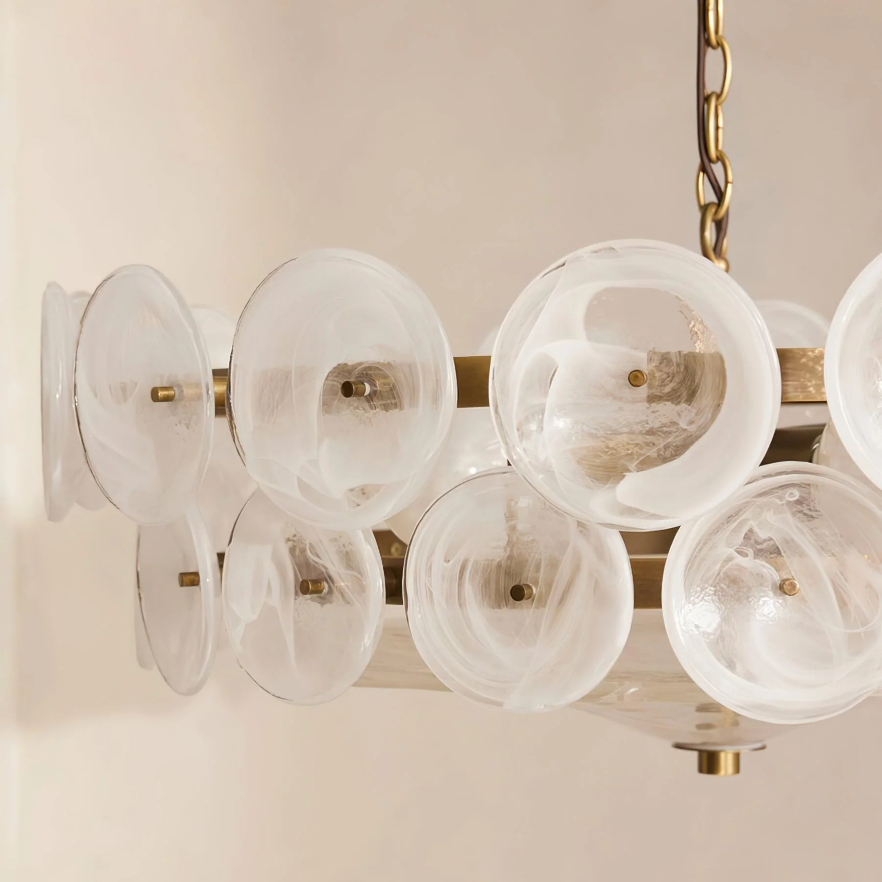 Solaris Disc Murano Chandelier - Image 48