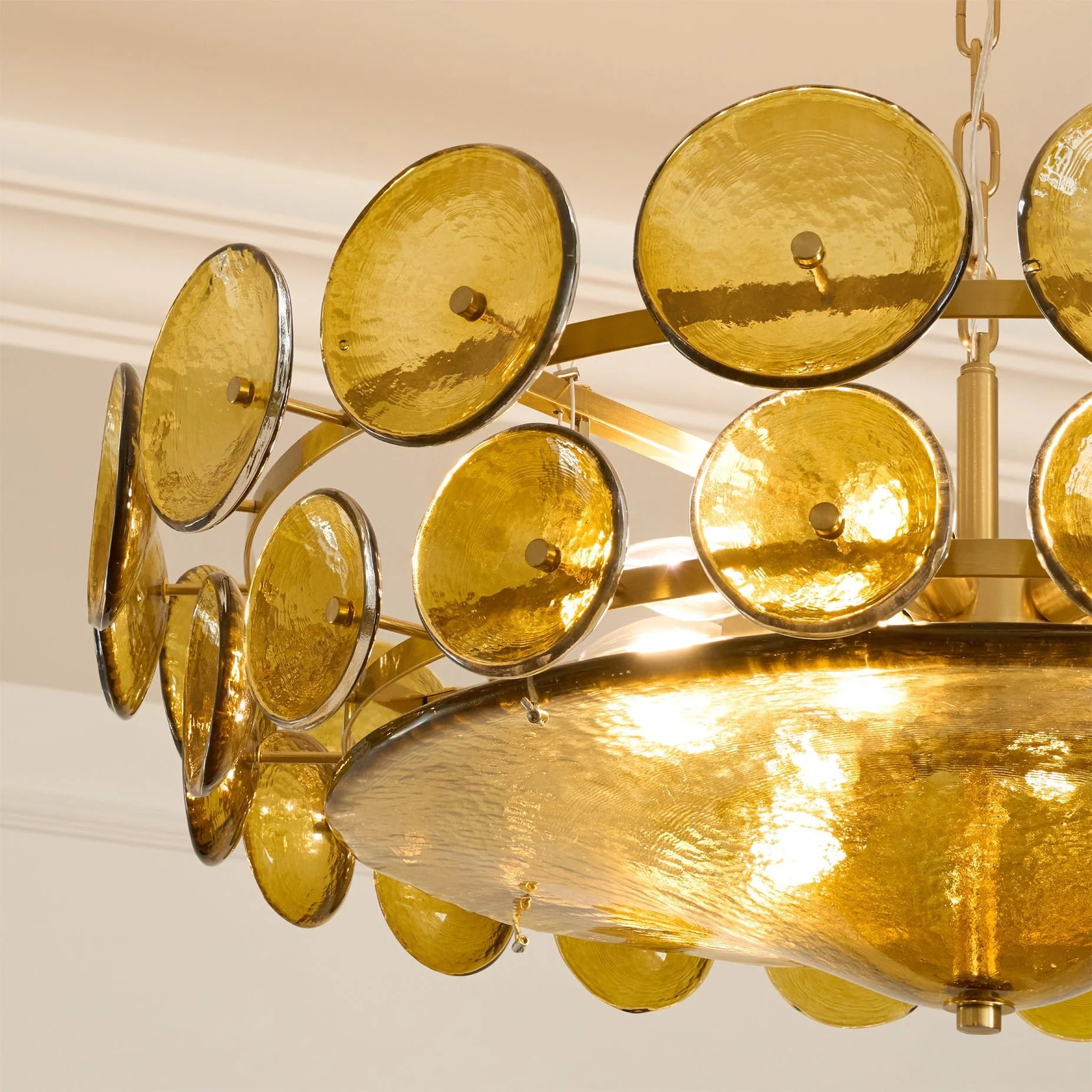 Solaris Disc Murano Chandelier - Image 60
