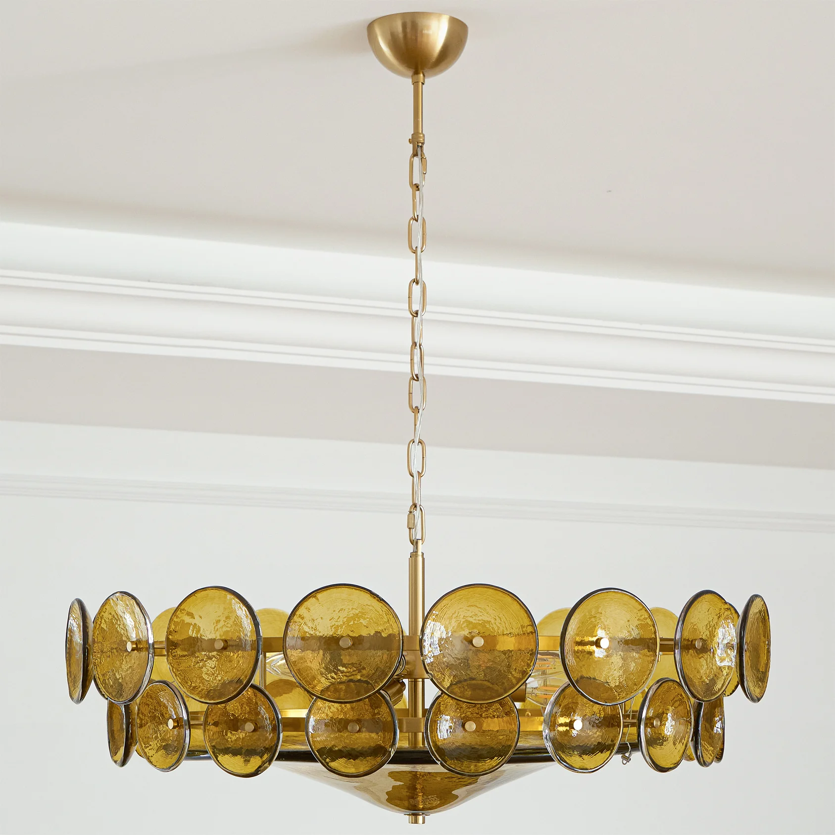 Solaris Disc Murano Chandelier - Image 64