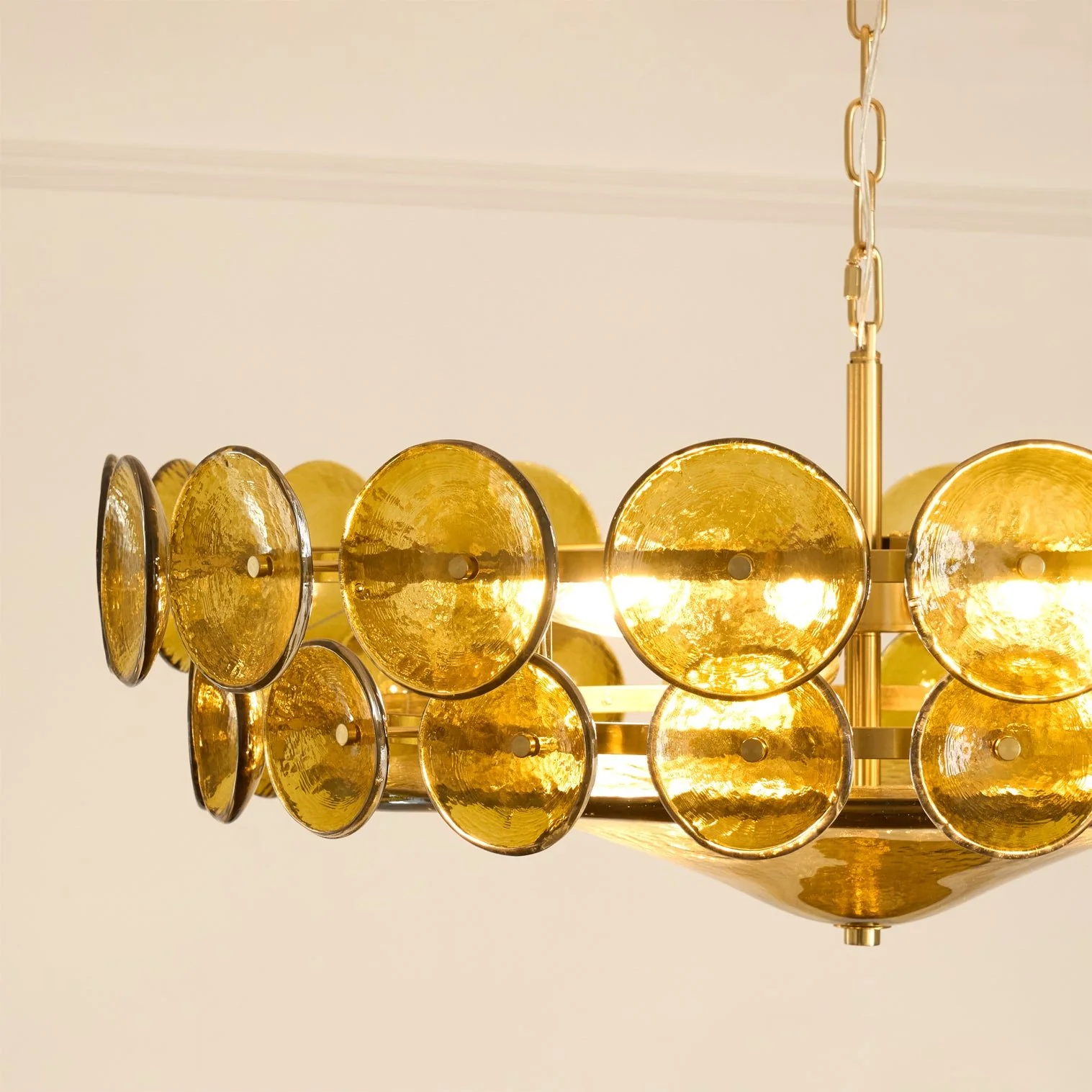 Solaris Disc Murano Chandelier - Image 65