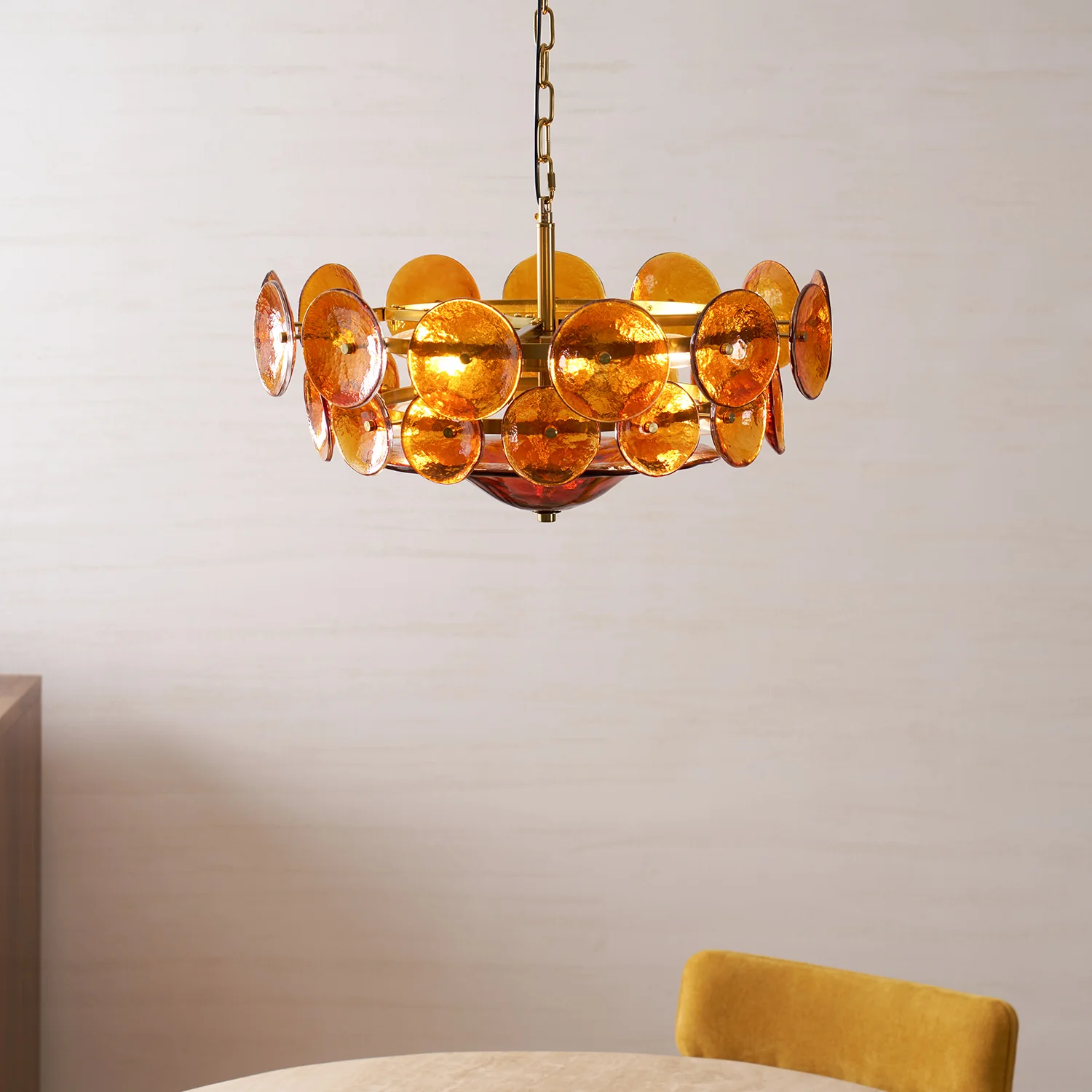 Solaris Disc Murano Chandelier - Image 71