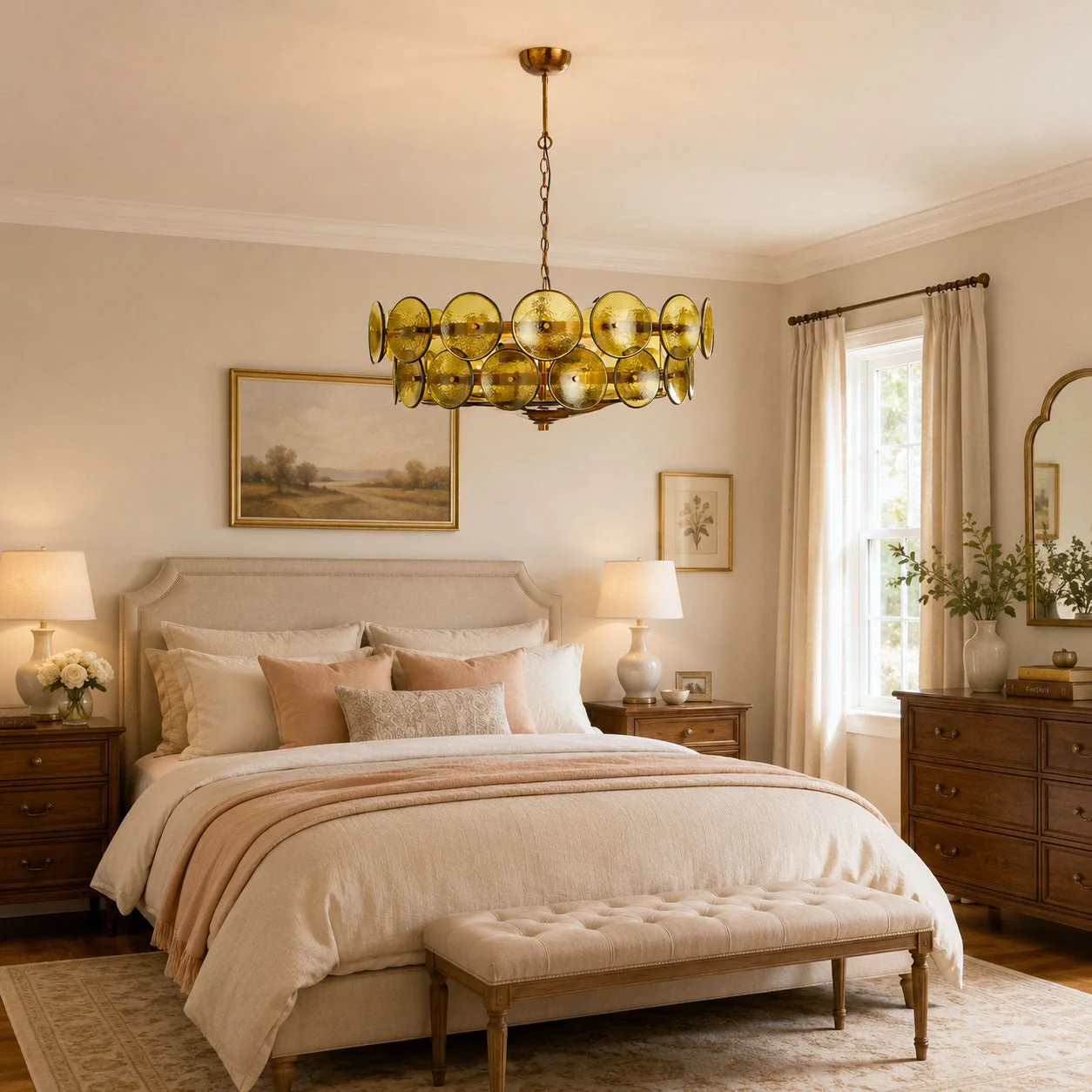 Solaris Disc Murano Chandelier - Image 8
