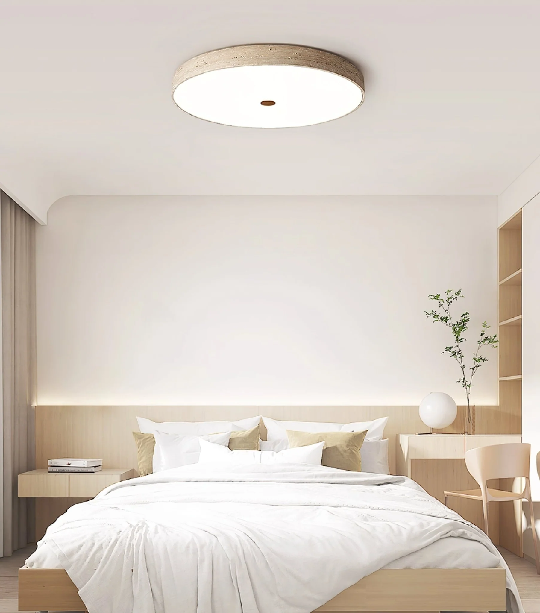 Solaro Travertine Ceiling Lamp - Image 16