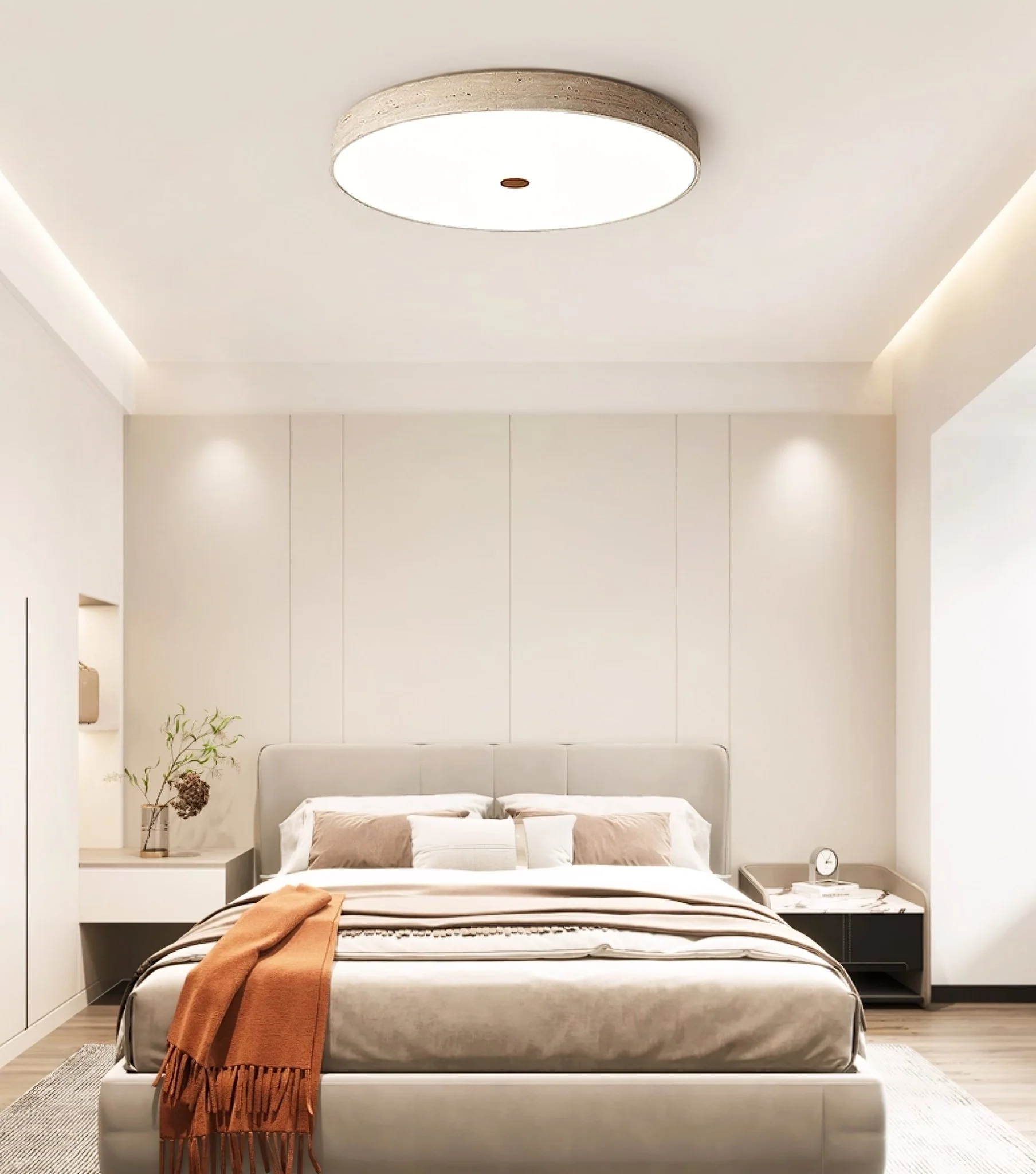 Solaro Travertine Ceiling Lamp - Image 17