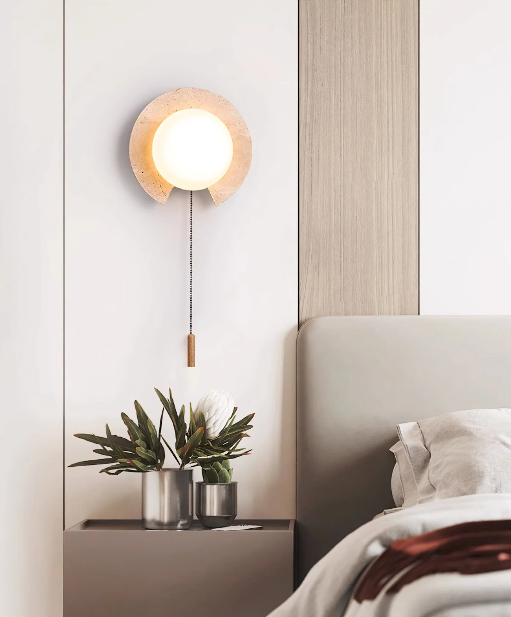 Solclip Travertine Wall Light - Image 4