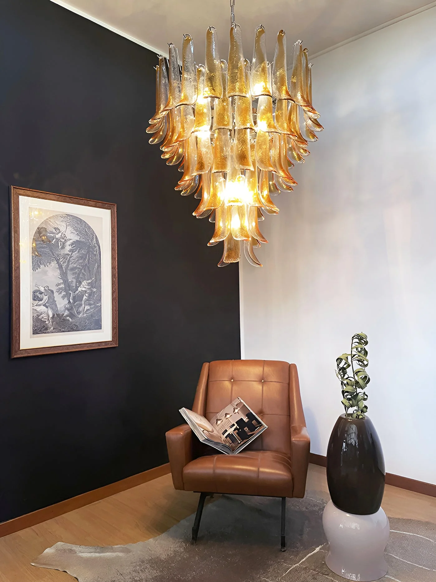 Solenne Murano Glass Chandelier - Image 3