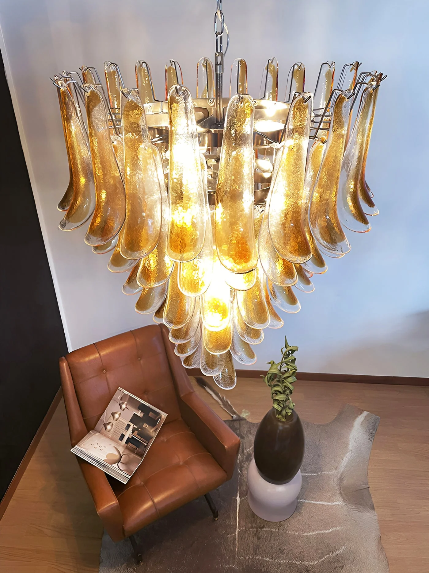 Solenne Murano Glass Chandelier - Image 8