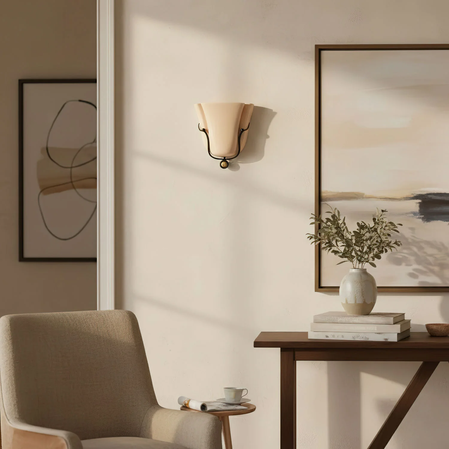 Solenne Shell Wall Sconce - Image 8