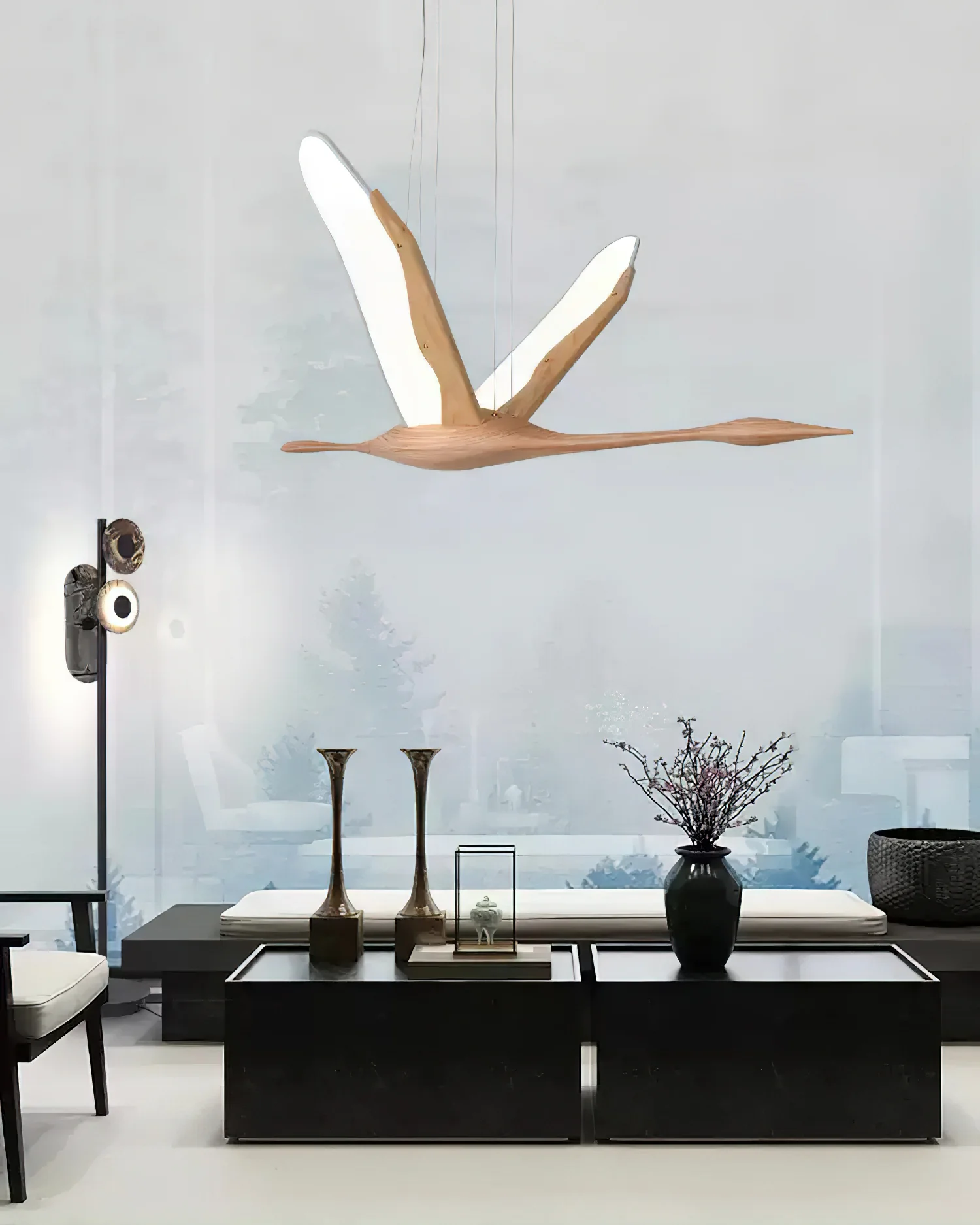 Solitude Crane Pendant Lamp - Image 11