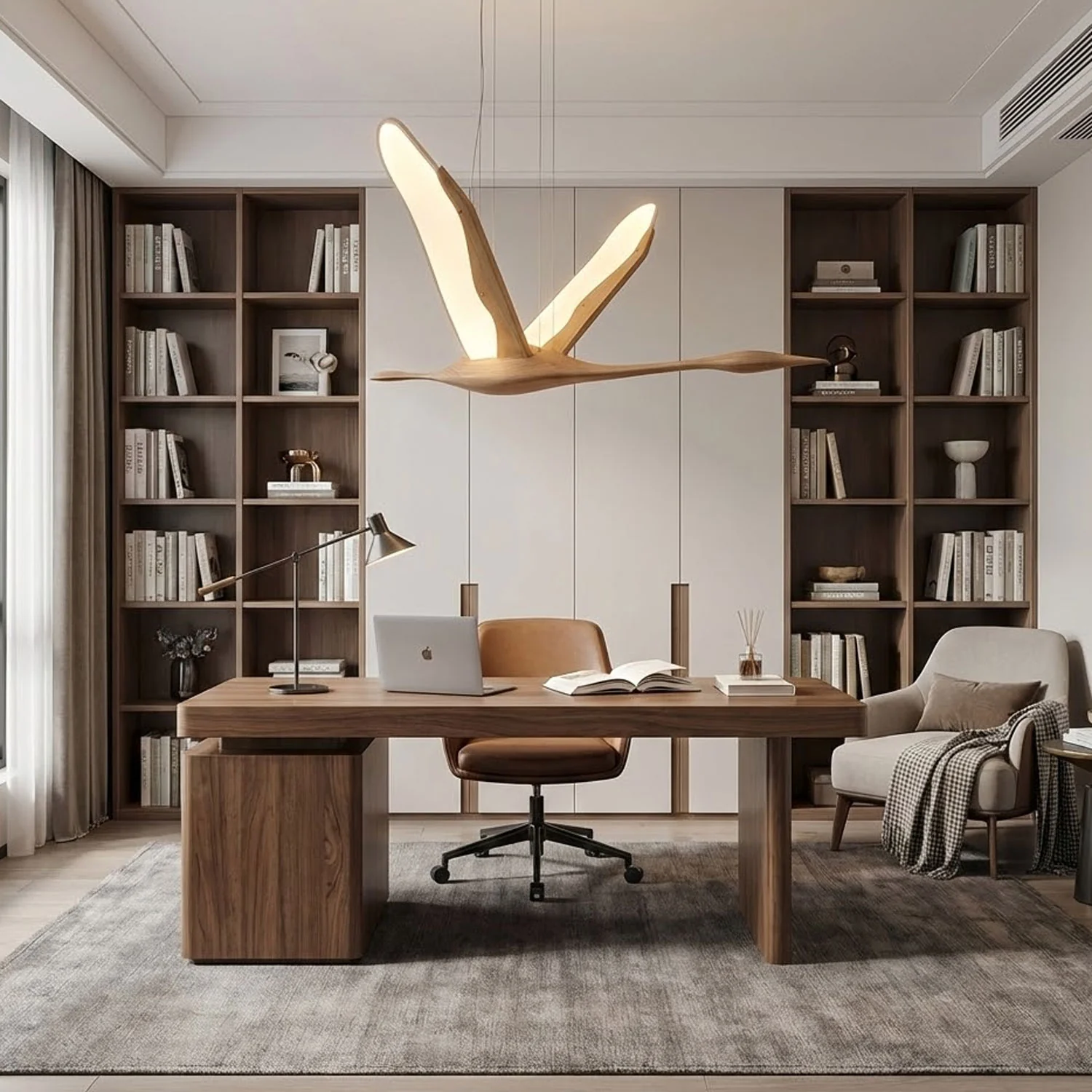Solitude Crane Pendant Lamp - Image 5