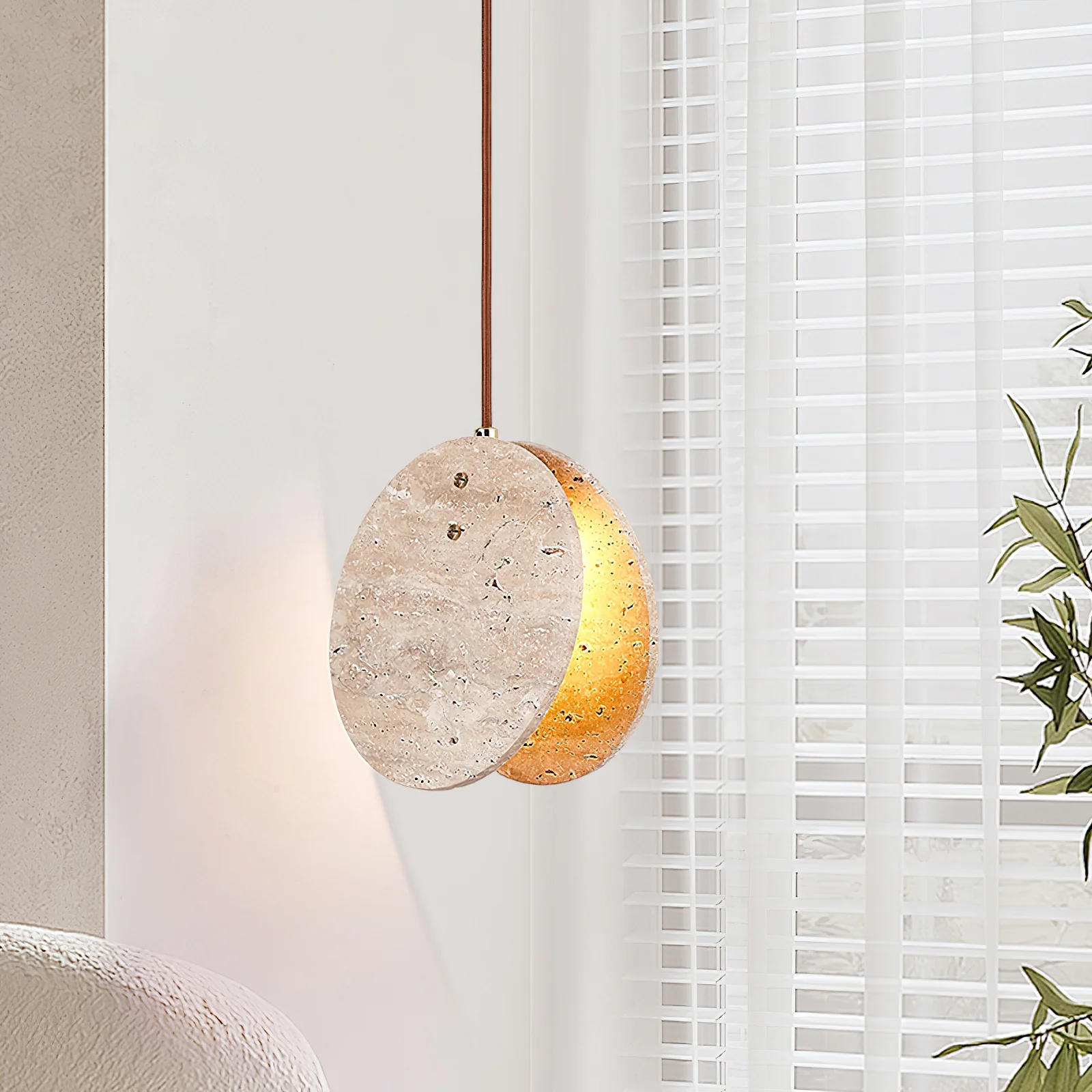 Solstice Stone Pendant Light - Image 5