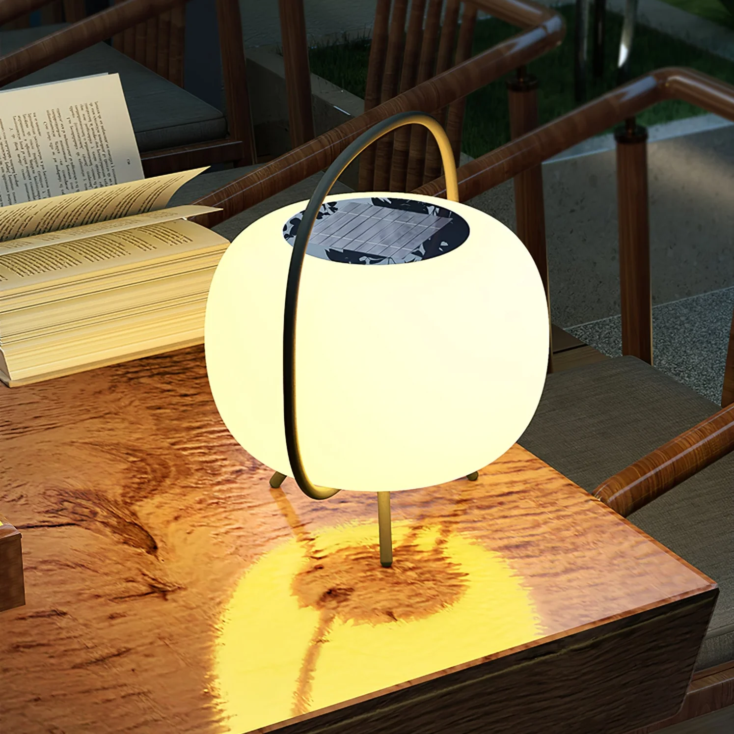 Soluna Pod Lantern Outdoor Lamp - Image 3