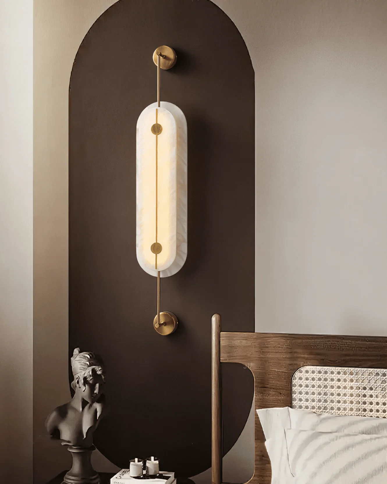 Solvane Alabaster Wall Sconce - Image 13