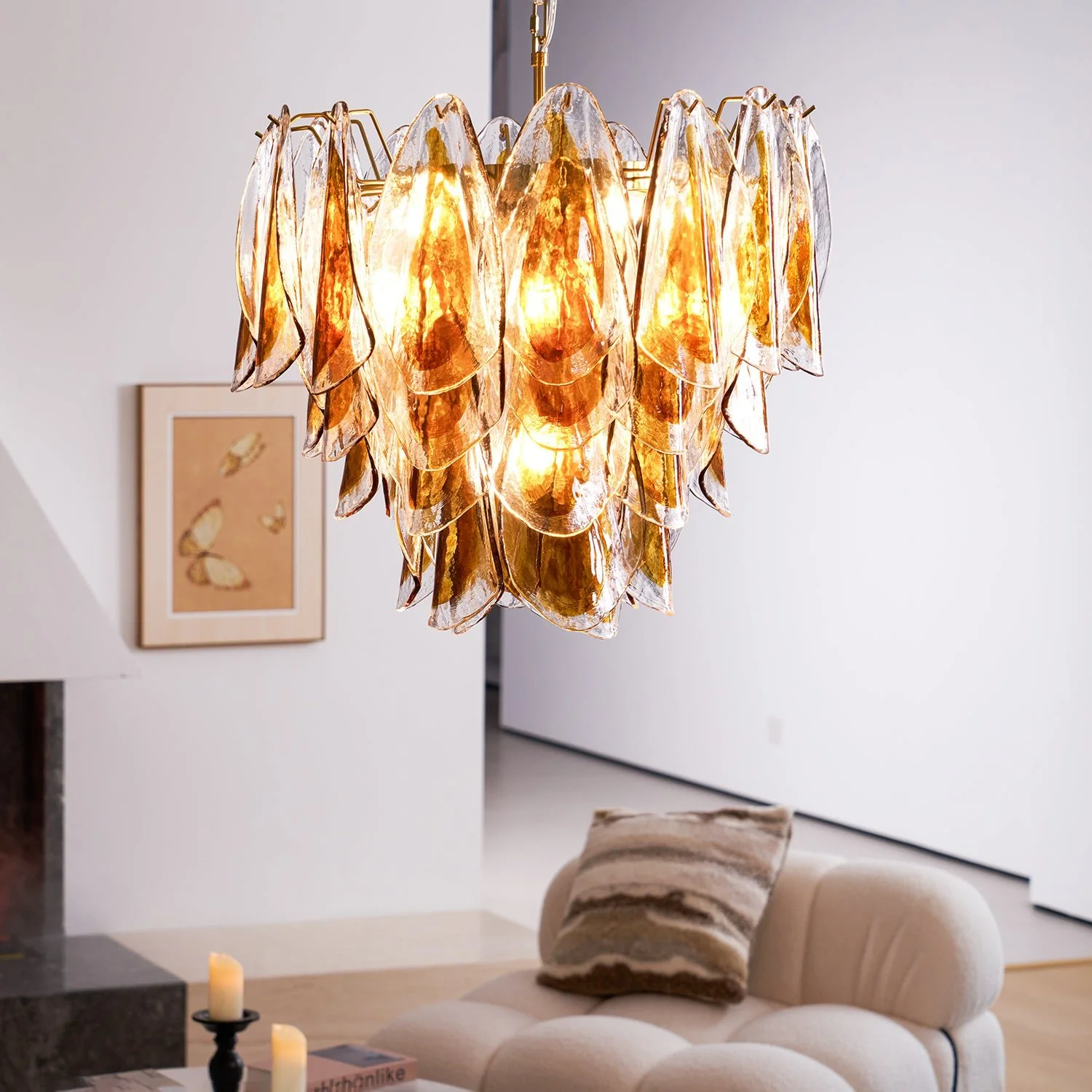 Solviva Murano Glass Chandelier - Image 2