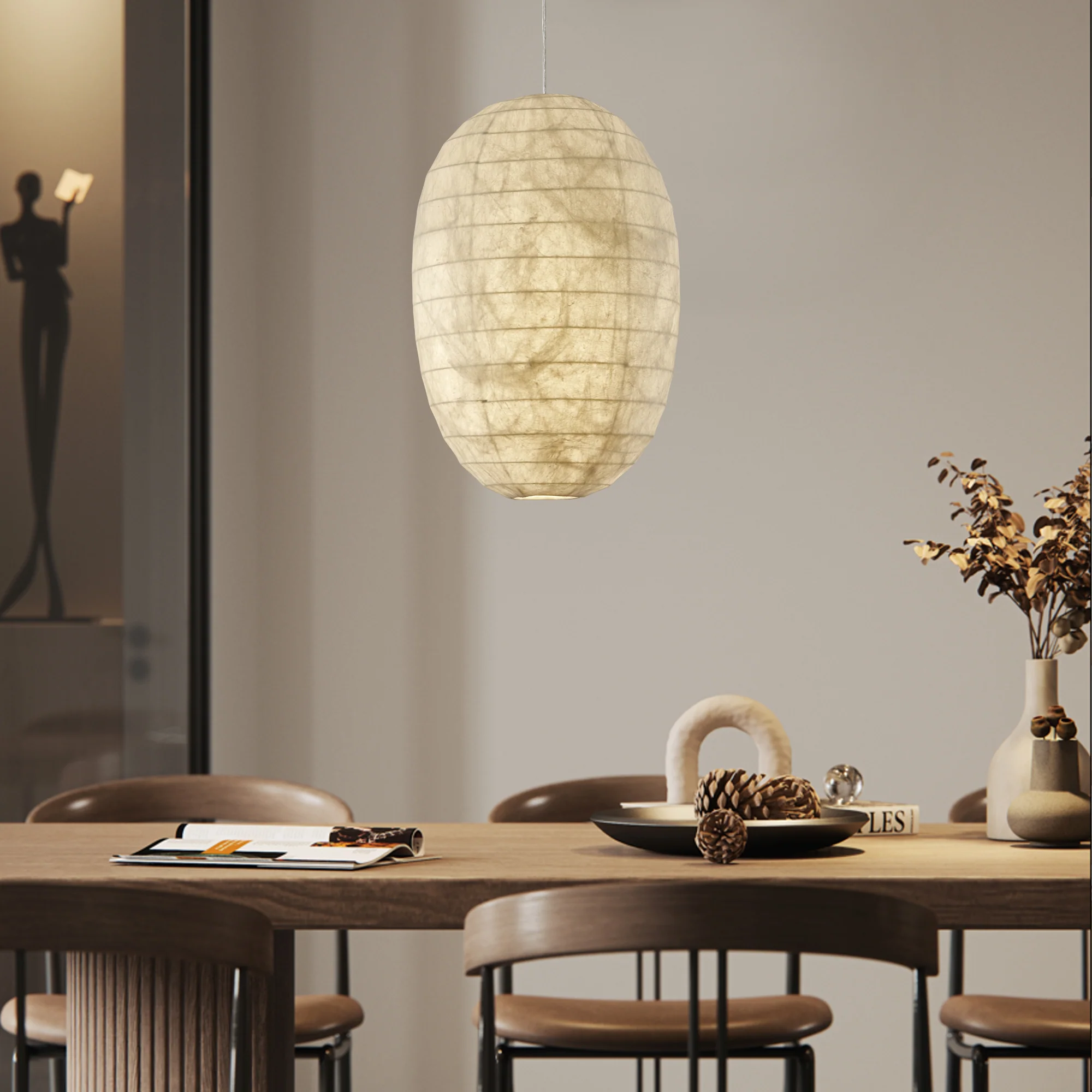 Sophia Silk Pendant Lamp - Image 2