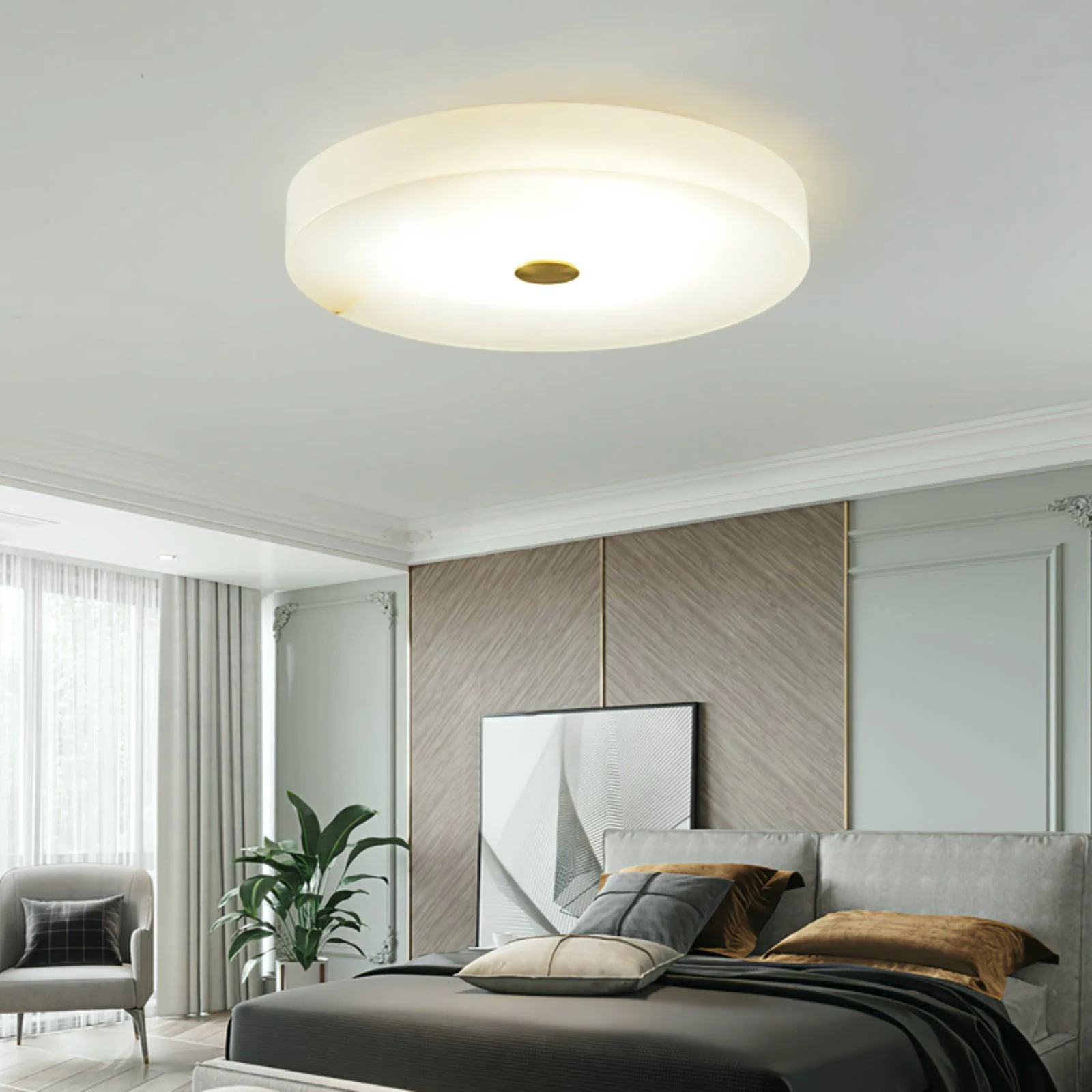 Sophie Alabaster Ceiling Lamp - Image 3