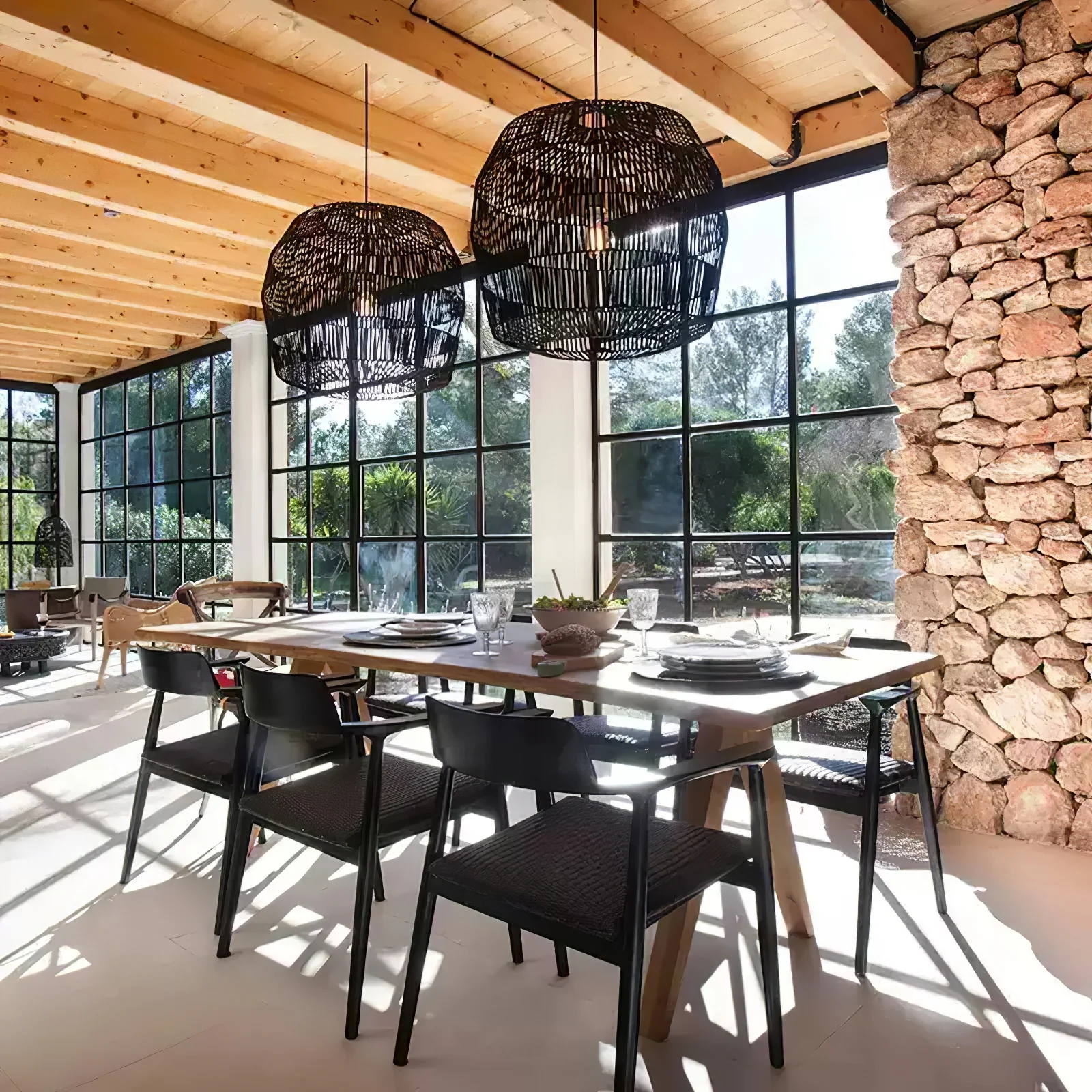 Sora Rattan Pendant Light - Image 2